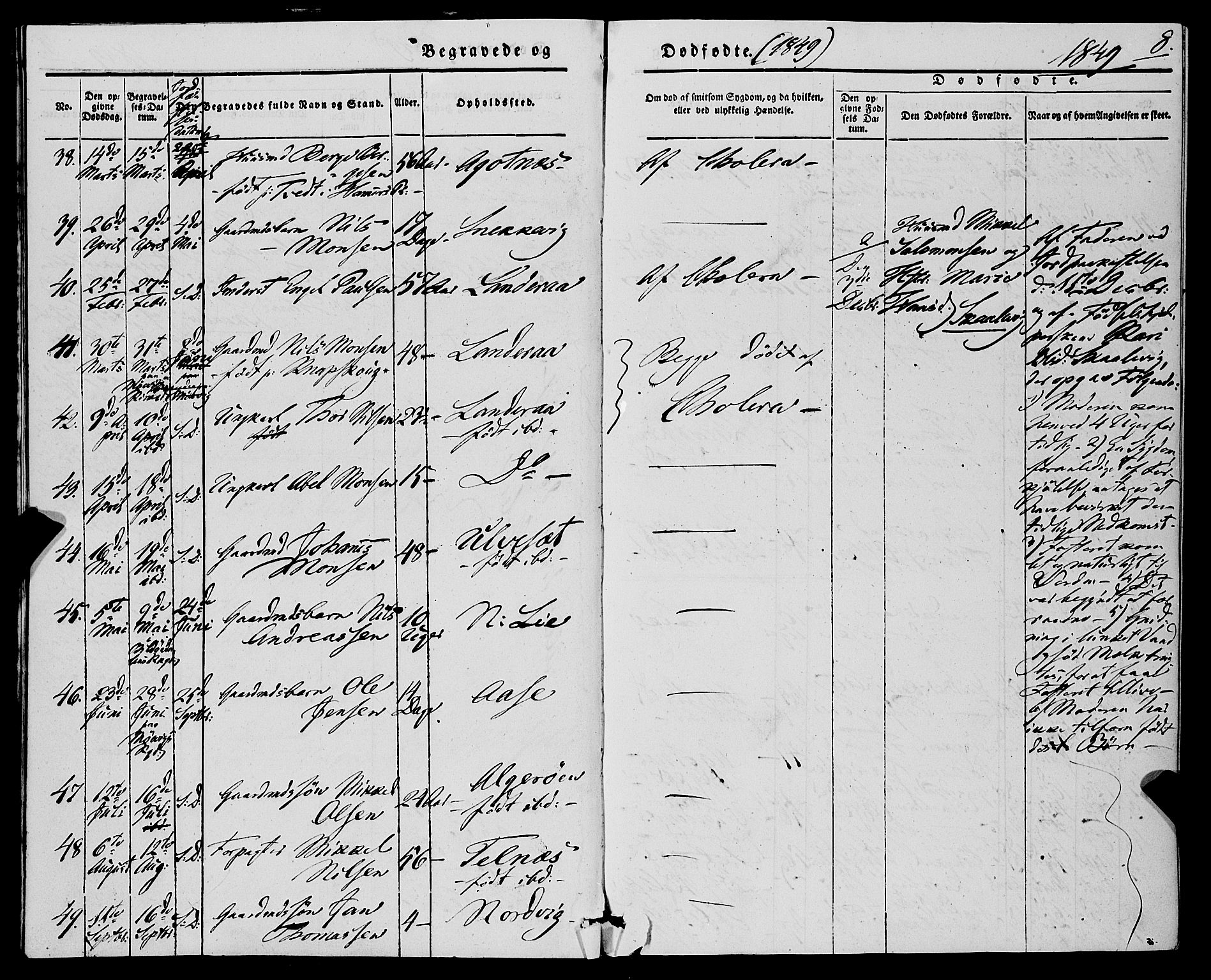 Fjell sokneprestembete, SAB/A-75301/H/Haa: Parish register (official) no. A 7, 1847-1877, p. 8