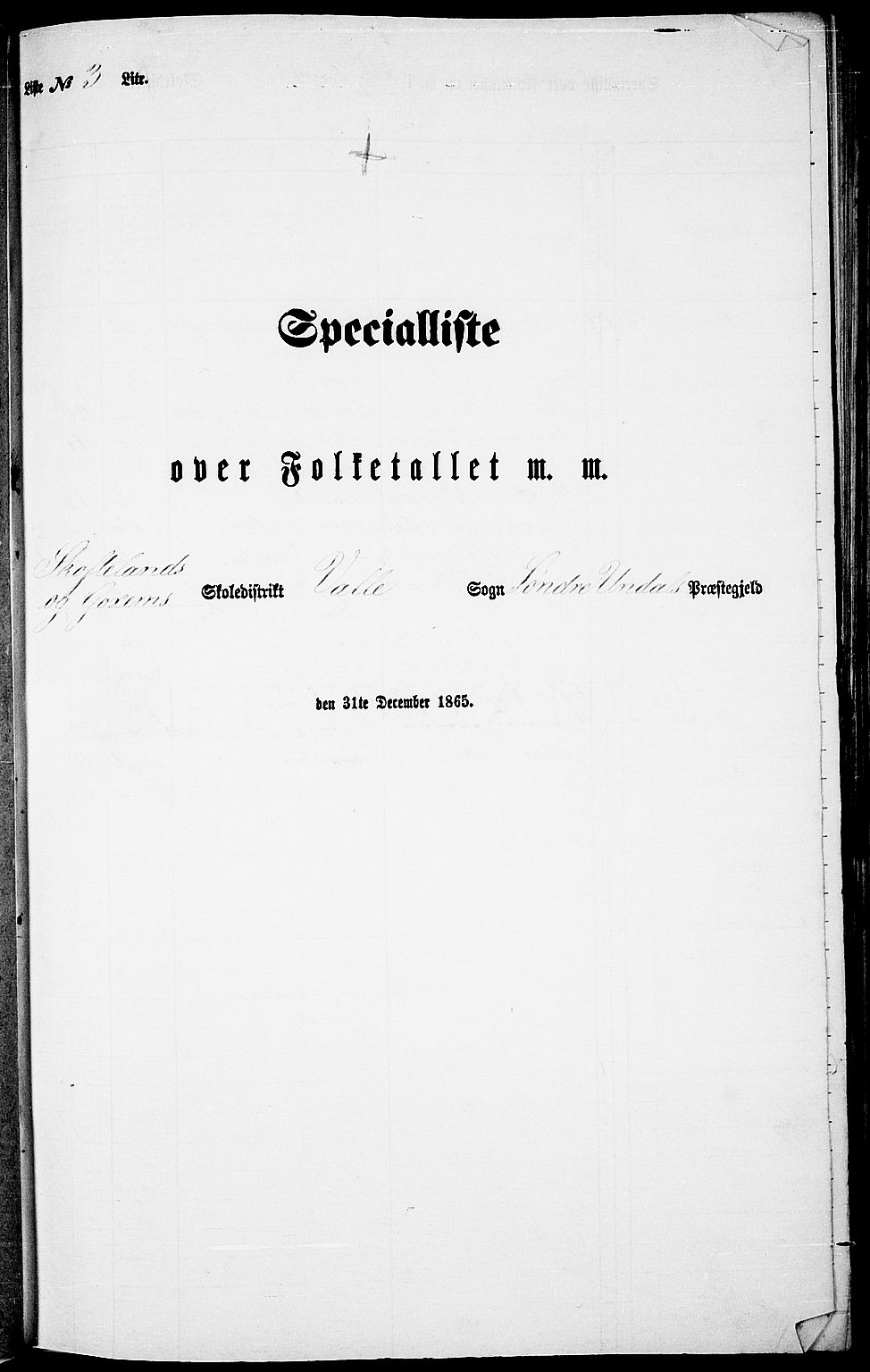 RA, 1865 census for Sør-Audnedal, 1865, p. 42