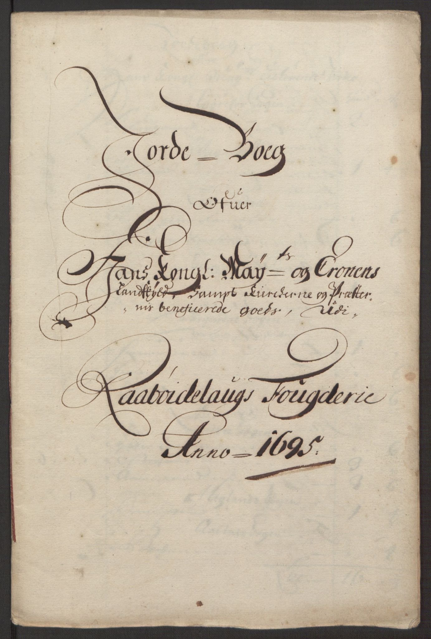 Rentekammeret inntil 1814, Reviderte regnskaper, Fogderegnskap, RA/EA-4092/R40/L2444: Fogderegnskap Råbyggelag, 1693-1696, p. 213