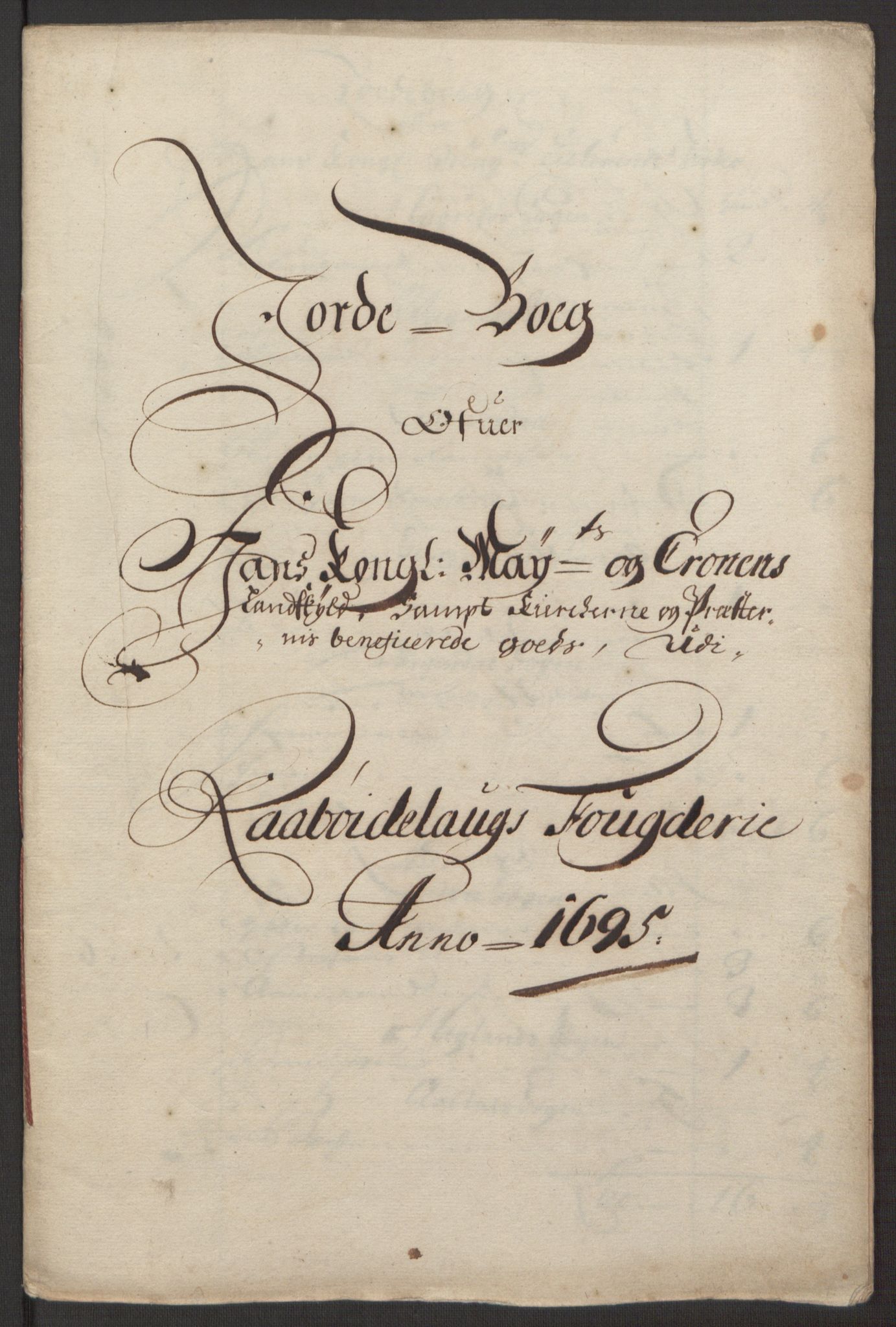 Rentekammeret inntil 1814, Reviderte regnskaper, Fogderegnskap, AV/RA-EA-4092/R40/L2444: Fogderegnskap Råbyggelag, 1693-1696, p. 213