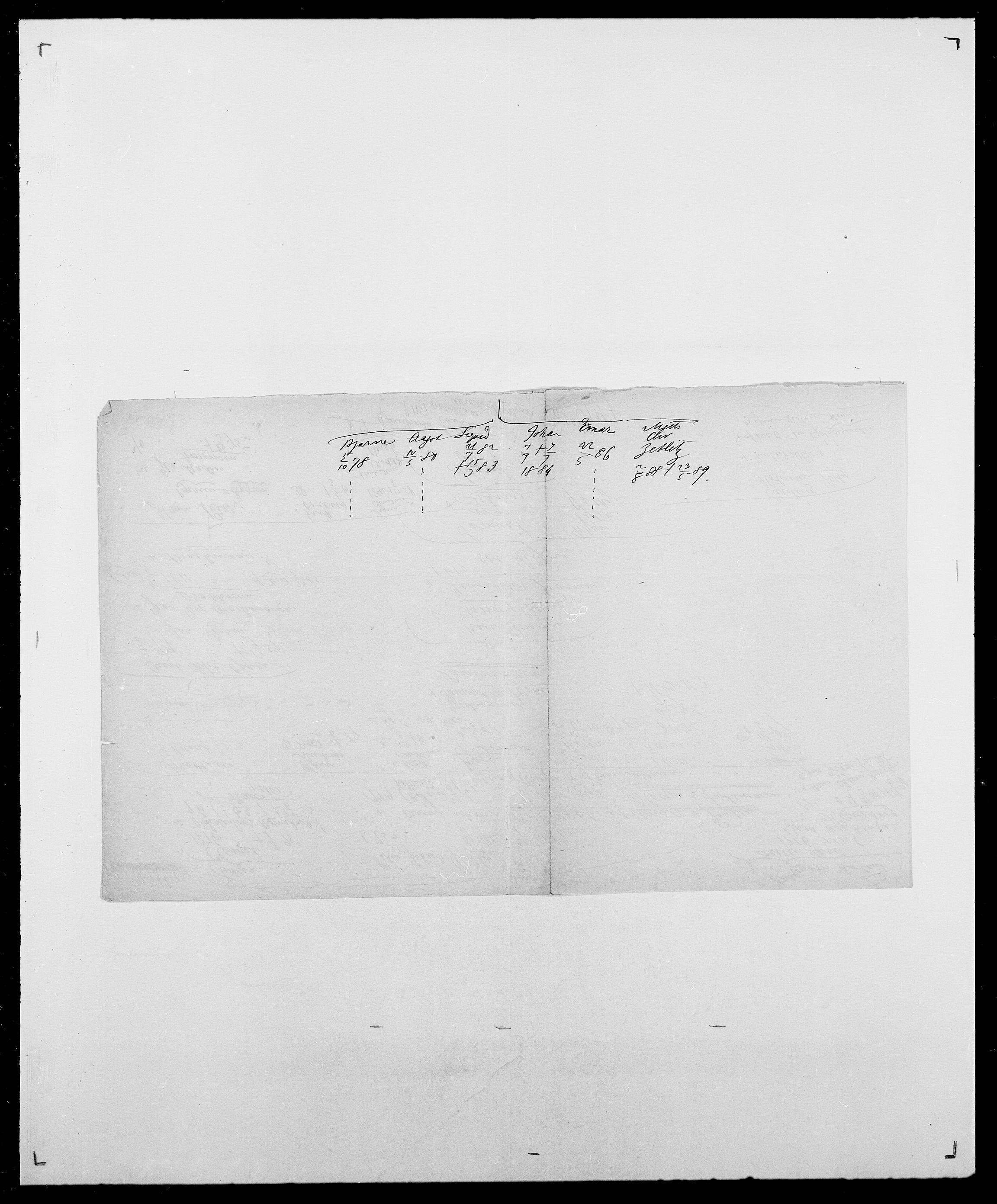 Delgobe, Charles Antoine - samling, SAO/PAO-0038/D/Da/L0043: Wulfsberg - v. Zanten, p. 336