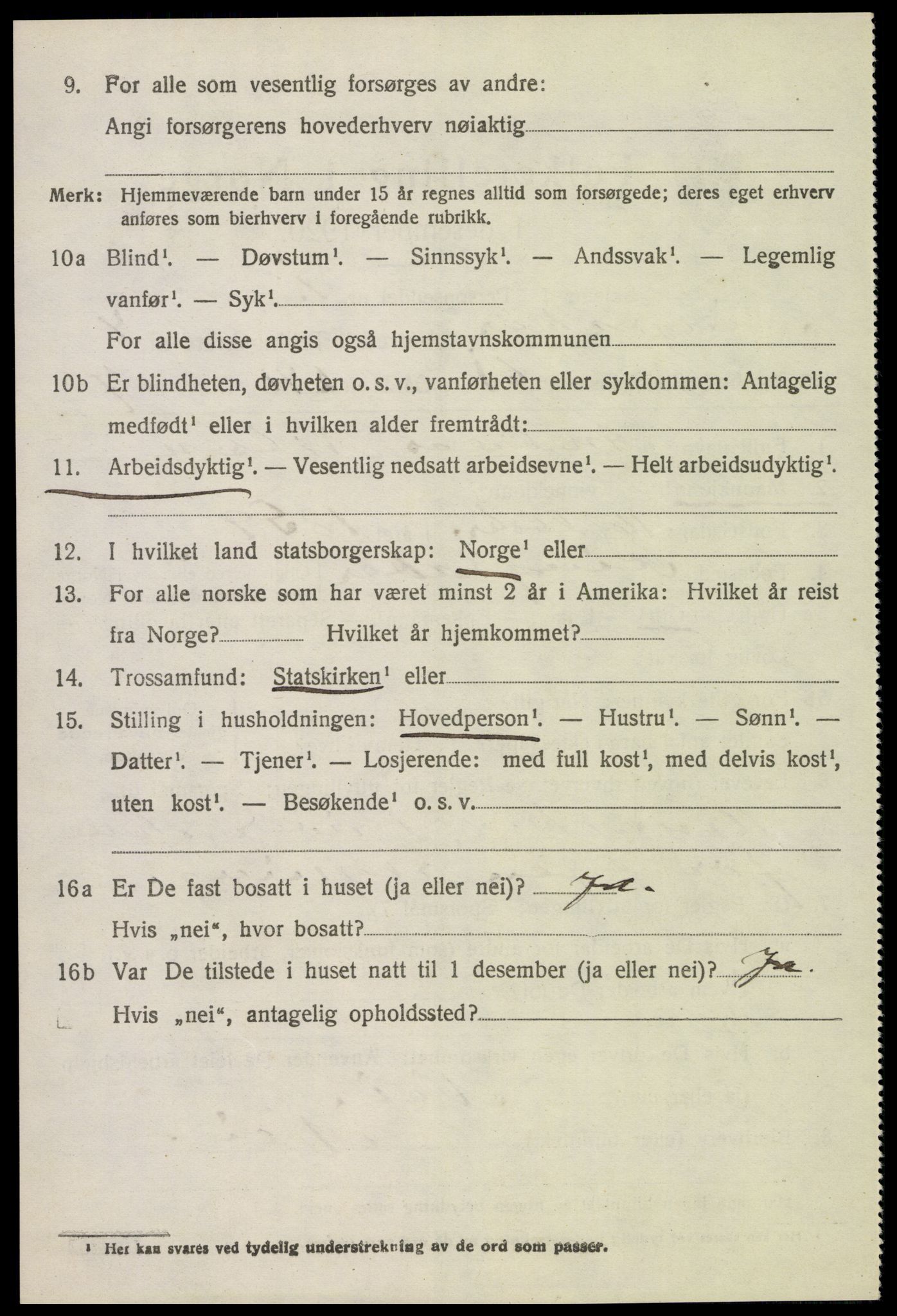 SAH, 1920 census for Ringsaker, 1920, p. 9345