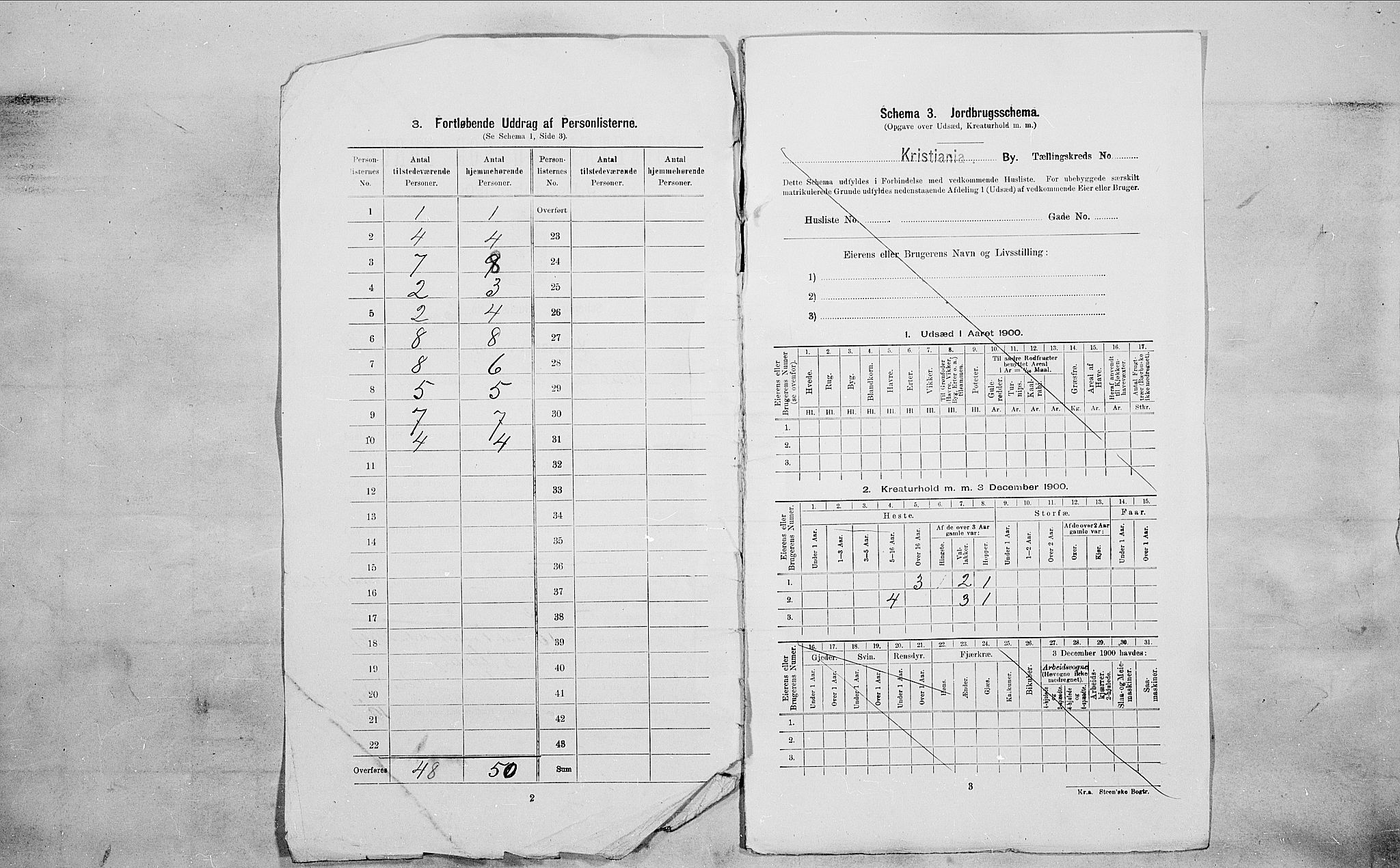 SAO, 1900 census for Kristiania, 1900, p. 67835