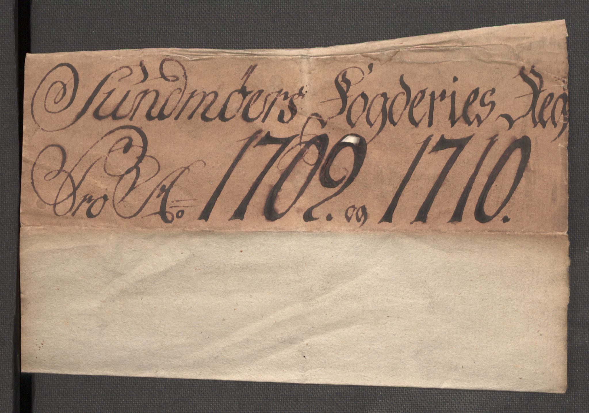 Rentekammeret inntil 1814, Reviderte regnskaper, Fogderegnskap, RA/EA-4092/R54/L3563: Fogderegnskap Sunnmøre, 1710, p. 3