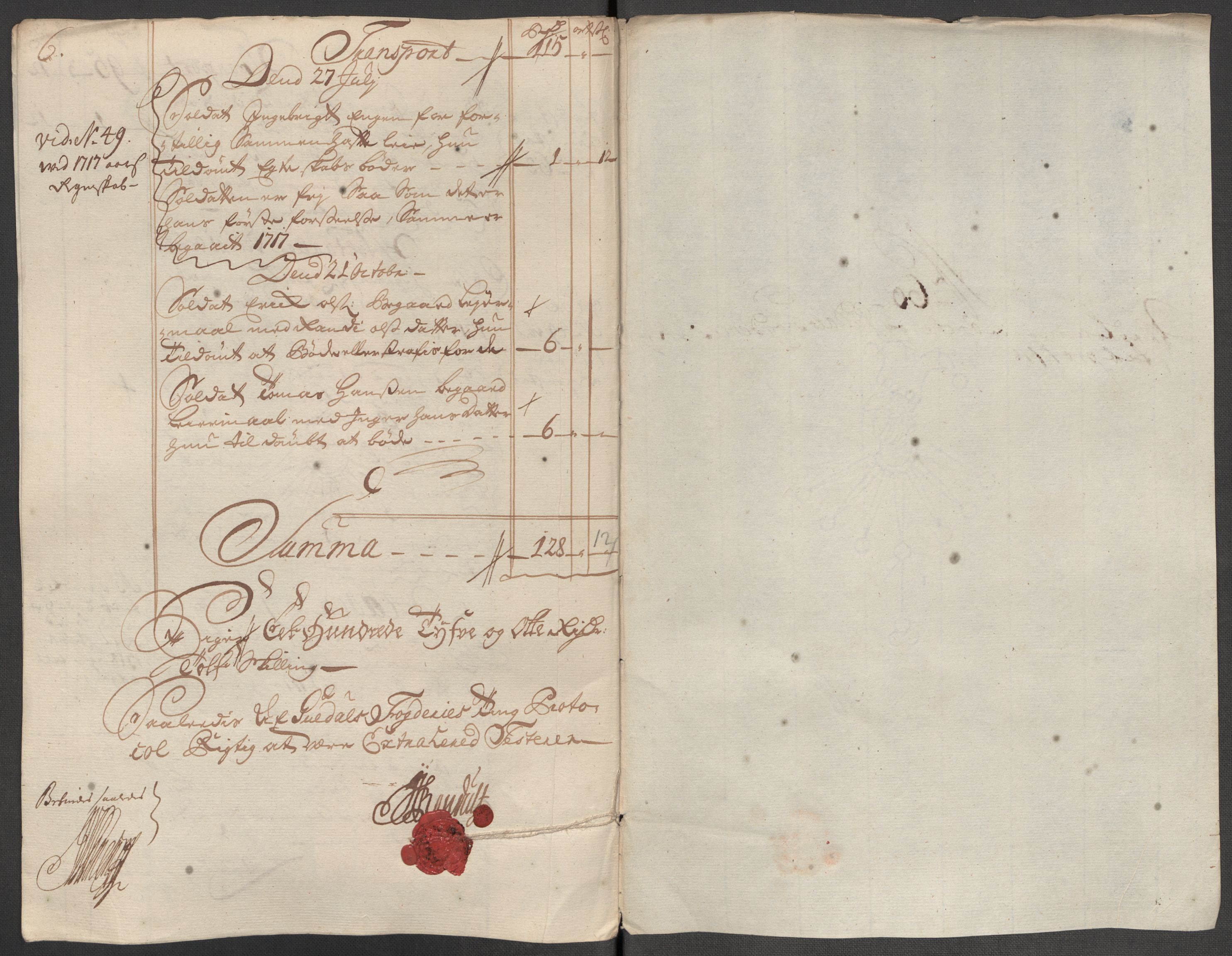Rentekammeret inntil 1814, Reviderte regnskaper, Fogderegnskap, AV/RA-EA-4092/R60/L3972: Fogderegnskap Orkdal og Gauldal, 1718, p. 125