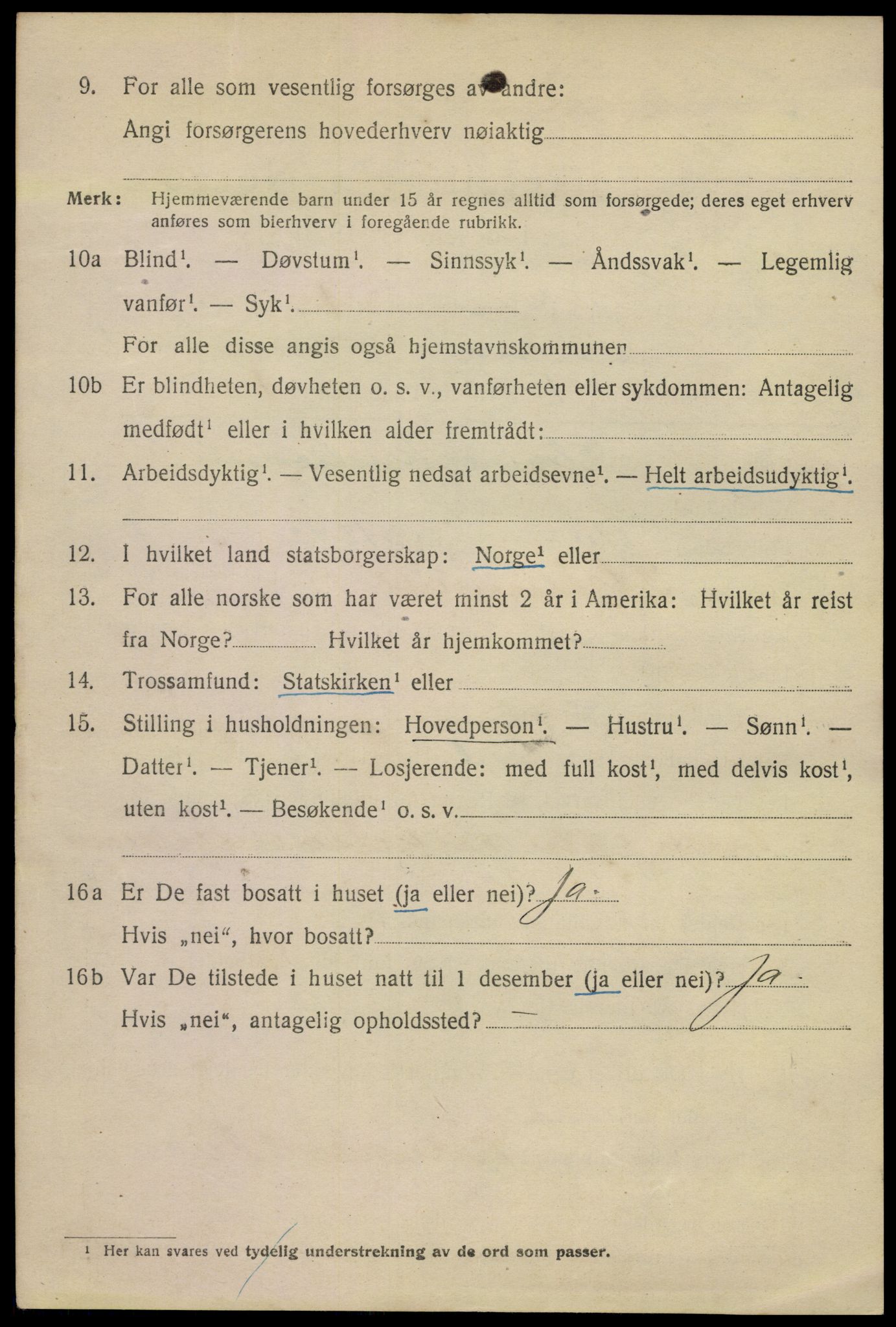 SAKO, 1920 census for Svelvik, 1920, p. 1180