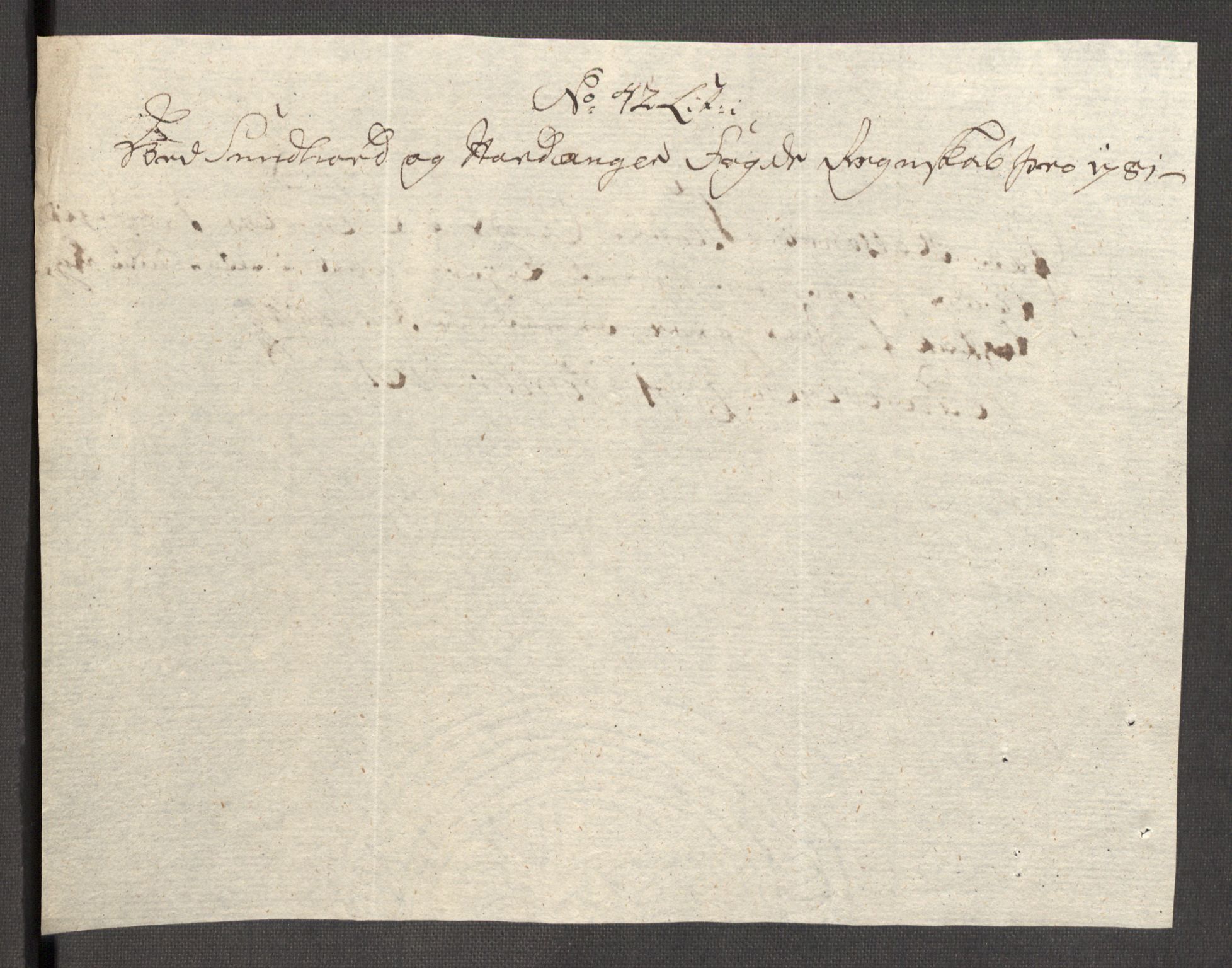 Rentekammeret inntil 1814, Reviderte regnskaper, Fogderegnskap, AV/RA-EA-4092/R48/L3097: Fogderegnskap Sunnhordland og Hardanger, 1781, p. 281