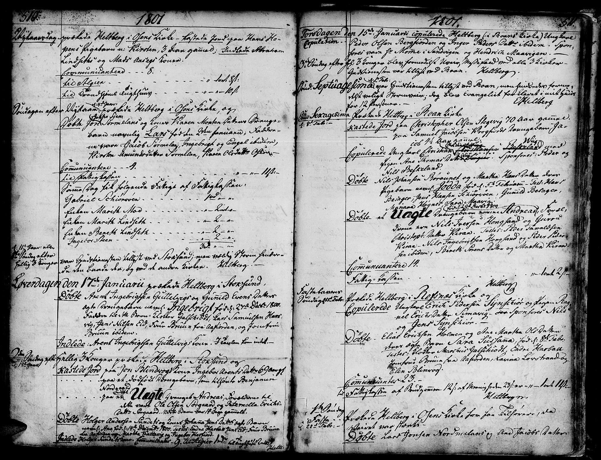 Ministerialprotokoller, klokkerbøker og fødselsregistre - Sør-Trøndelag, SAT/A-1456/657/L0700: Parish register (official) no. 657A01, 1732-1801, p. 510-511