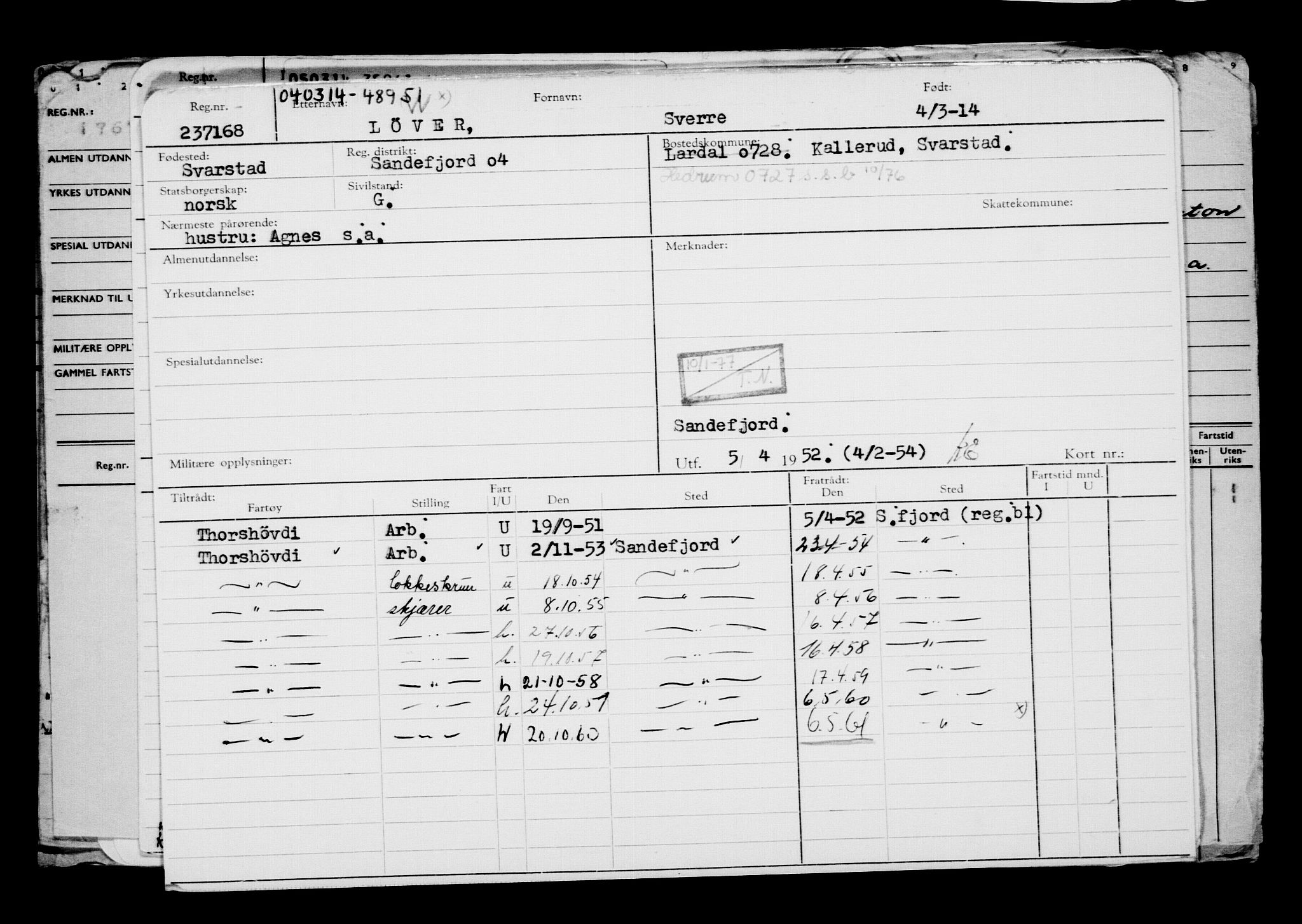 Direktoratet for sjømenn, AV/RA-S-3545/G/Gb/L0119: Hovedkort, 1914, p. 75