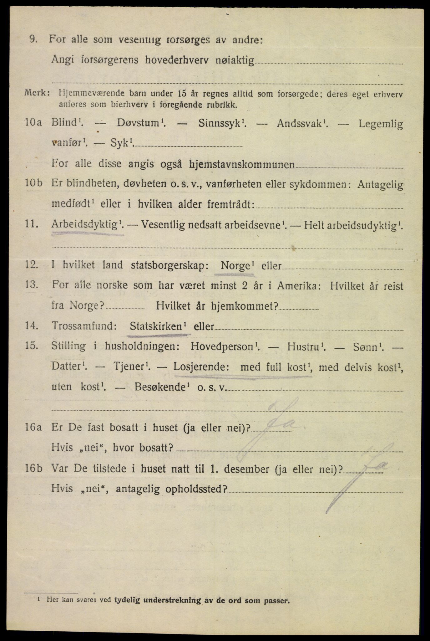 SAH, 1920 census for Vang (Hedmark), 1920, p. 4208