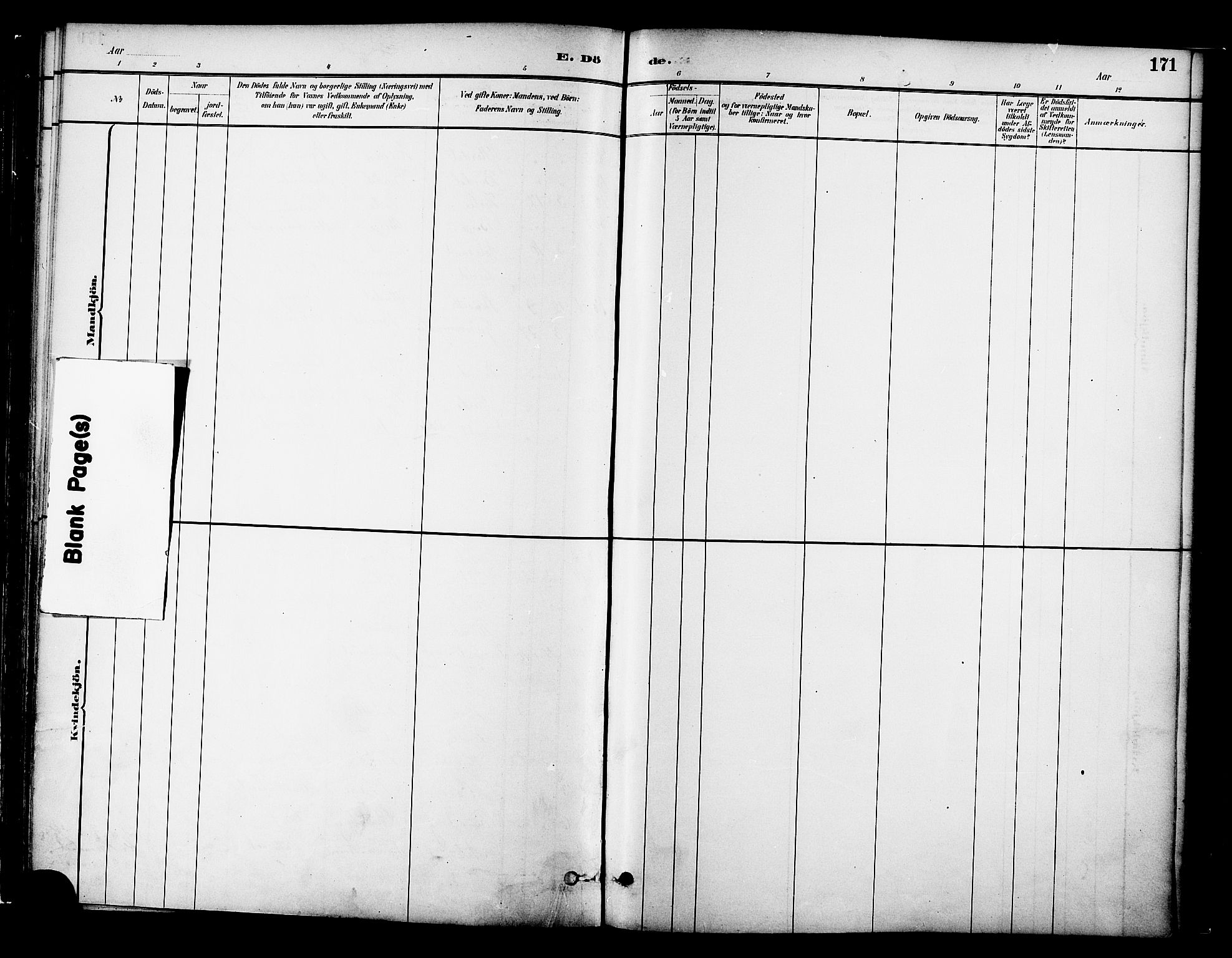 Ministerialprotokoller, klokkerbøker og fødselsregistre - Møre og Romsdal, AV/SAT-A-1454/519/L0255: Parish register (official) no. 519A14, 1884-1908, p. 171