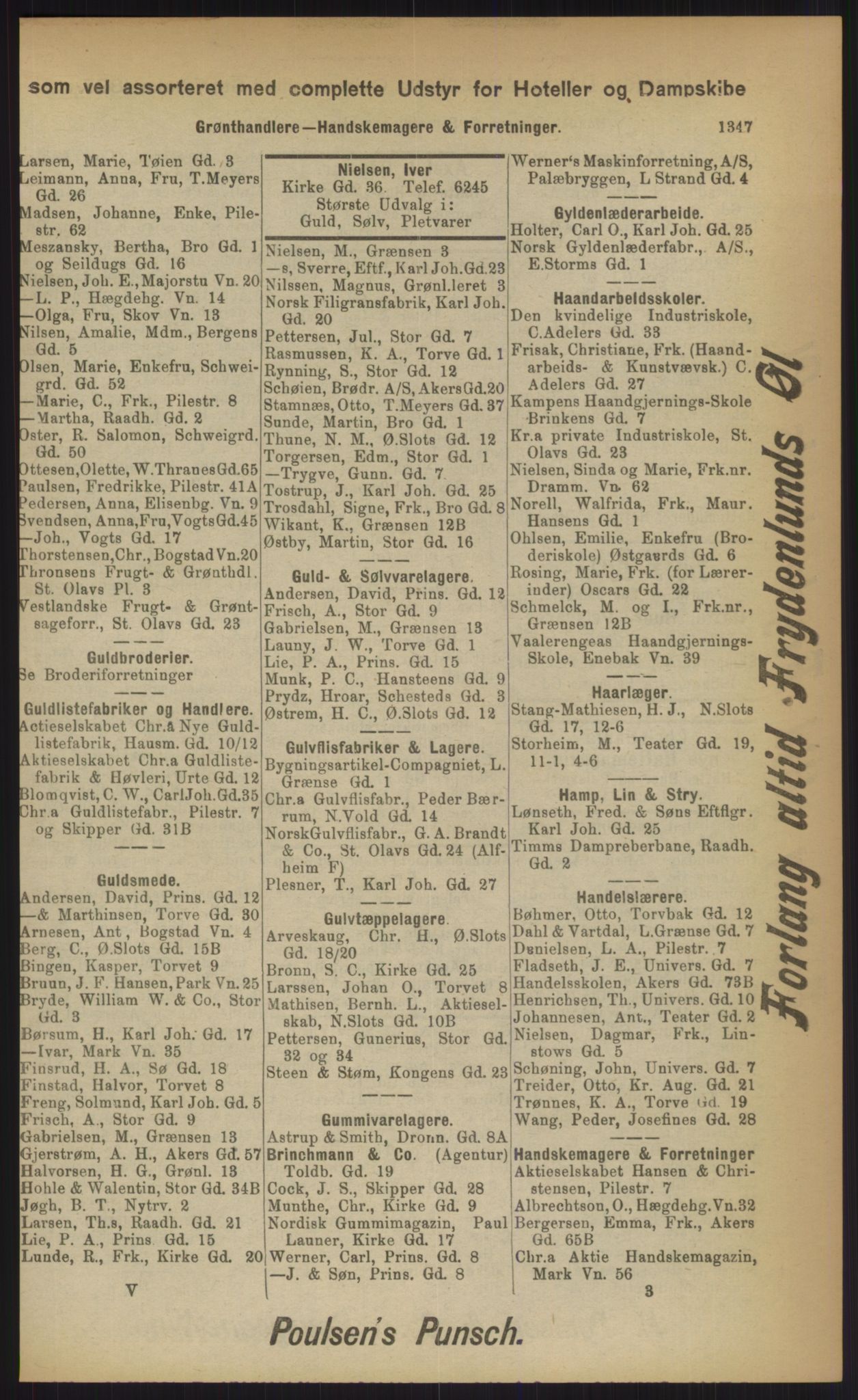 Kristiania/Oslo adressebok, PUBL/-, 1903, p. 1347