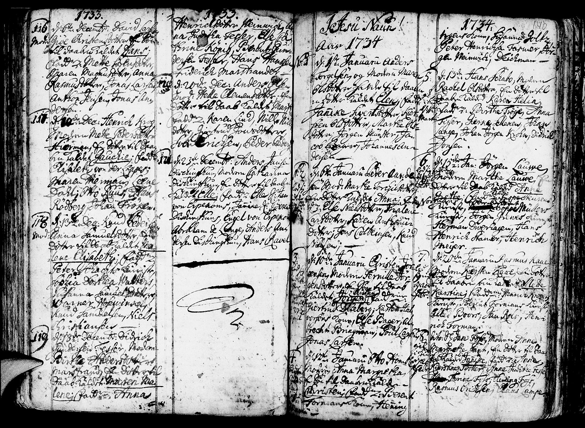 Nykirken Sokneprestembete, AV/SAB-A-77101/H/Haa/L0003: Parish register (official) no. A 3, 1717-1764, p. 140