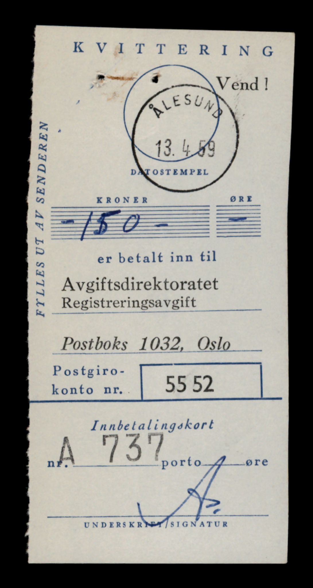 Møre og Romsdal vegkontor - Ålesund trafikkstasjon, AV/SAT-A-4099/F/Fe/L0040: Registreringskort for kjøretøy T 13531 - T 13709, 1927-1998, p. 2161