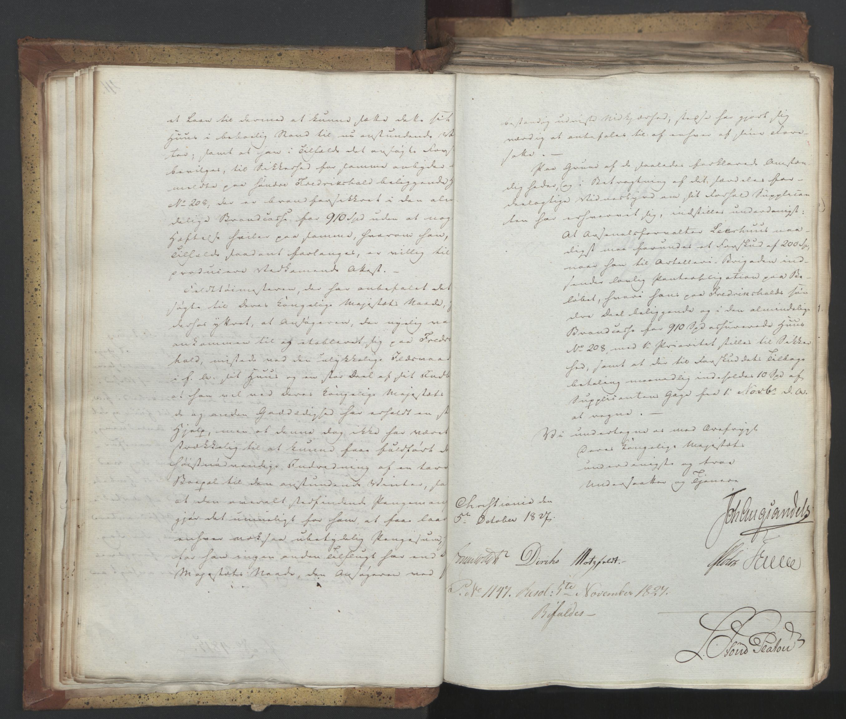 Statsrådsavdelingen i Stockholm, AV/RA-S-1003/D/Da/L0053: Regjeringsinnstillinger nr. 4800-5017, 1827, p. 51