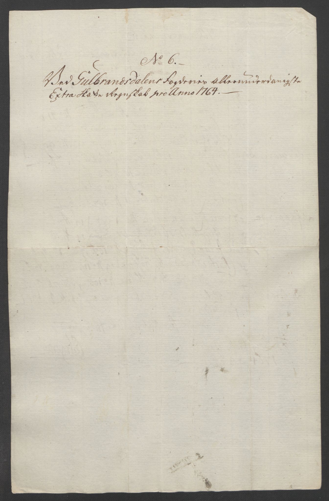 Rentekammeret inntil 1814, Reviderte regnskaper, Fogderegnskap, AV/RA-EA-4092/R17/L1266: Ekstraskatten Gudbrandsdal, 1762-1766, p. 332