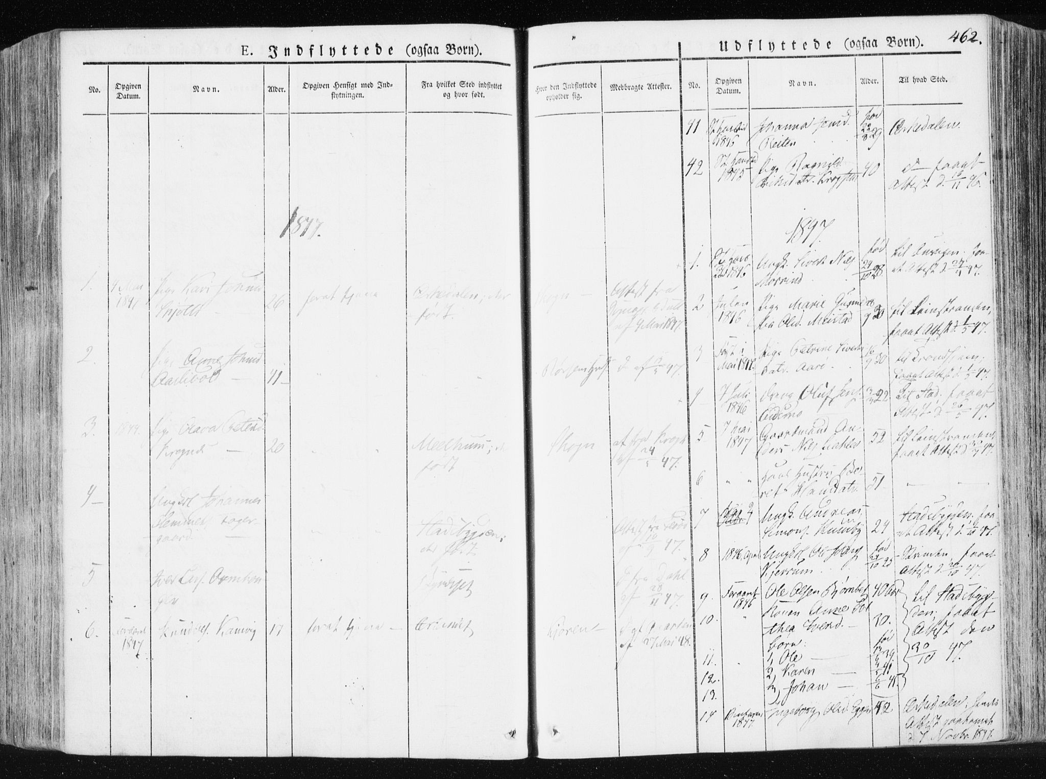 Ministerialprotokoller, klokkerbøker og fødselsregistre - Sør-Trøndelag, SAT/A-1456/665/L0771: Parish register (official) no. 665A06, 1830-1856, p. 462