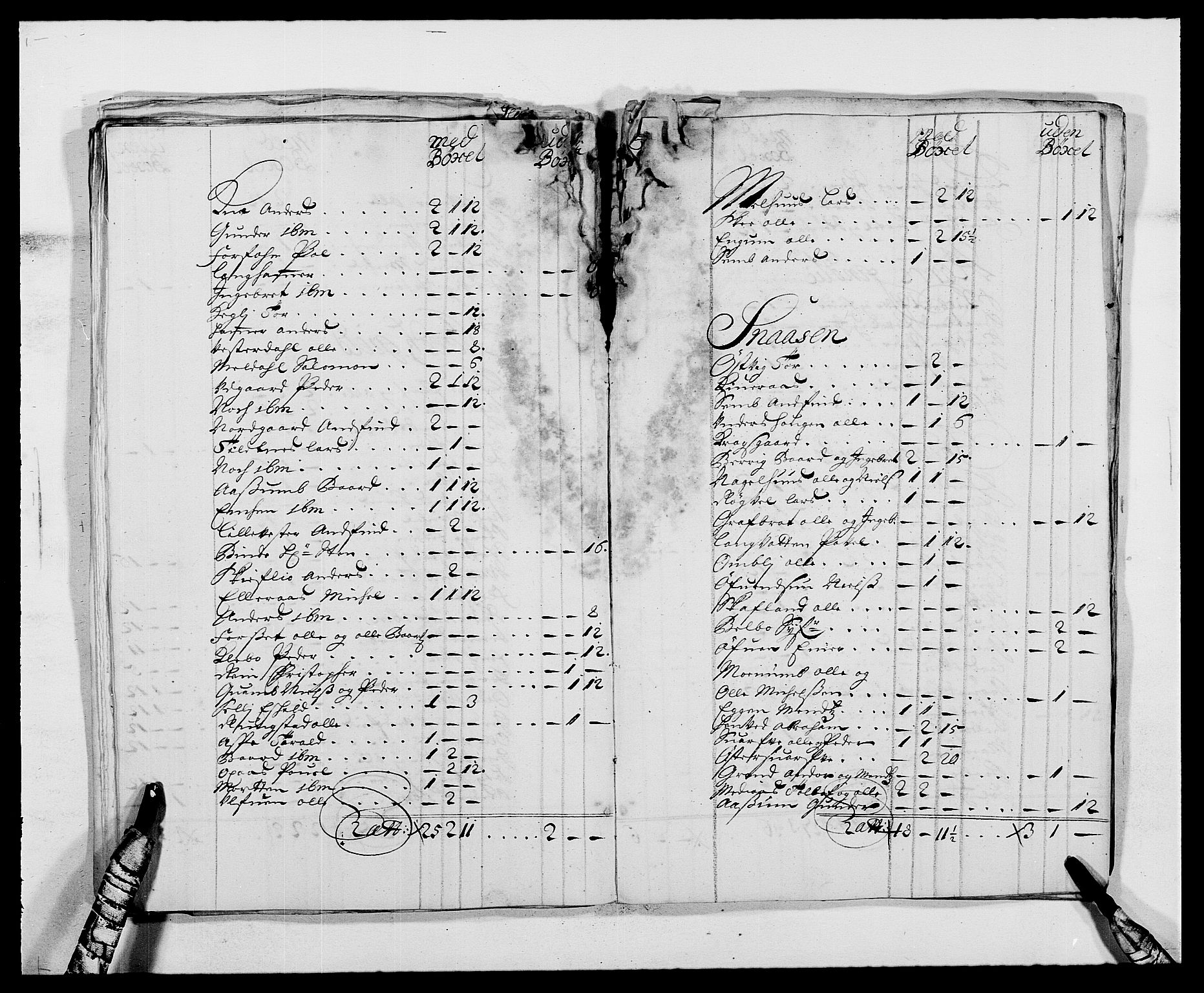 Rentekammeret inntil 1814, Reviderte regnskaper, Fogderegnskap, RA/EA-4092/R63/L4307: Fogderegnskap Inderøy, 1690-1691, p. 150