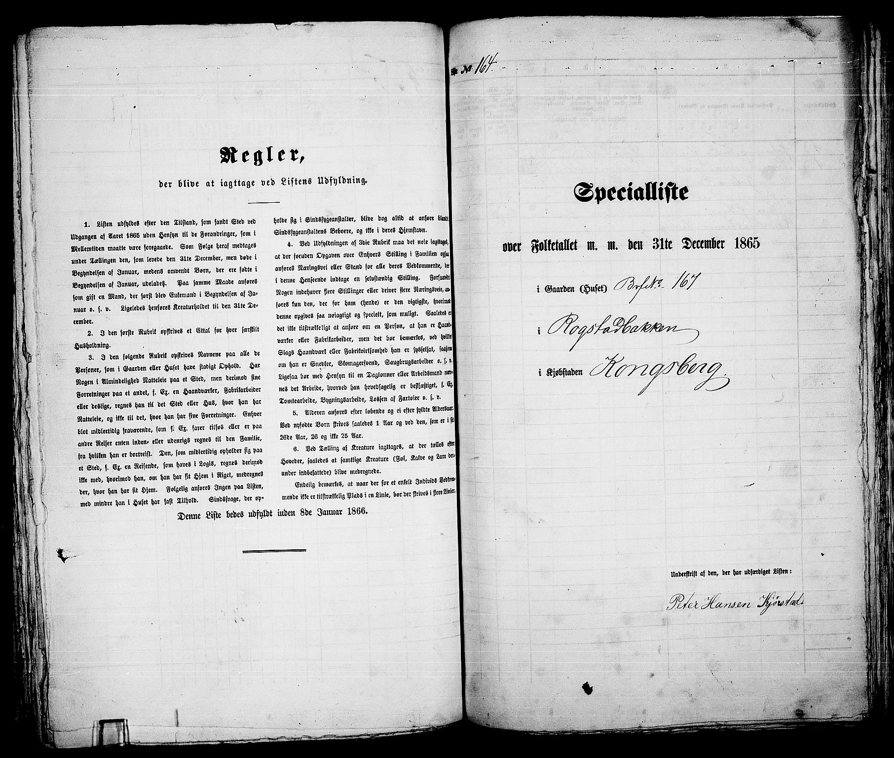 RA, 1865 census for Kongsberg/Kongsberg, 1865, p. 340