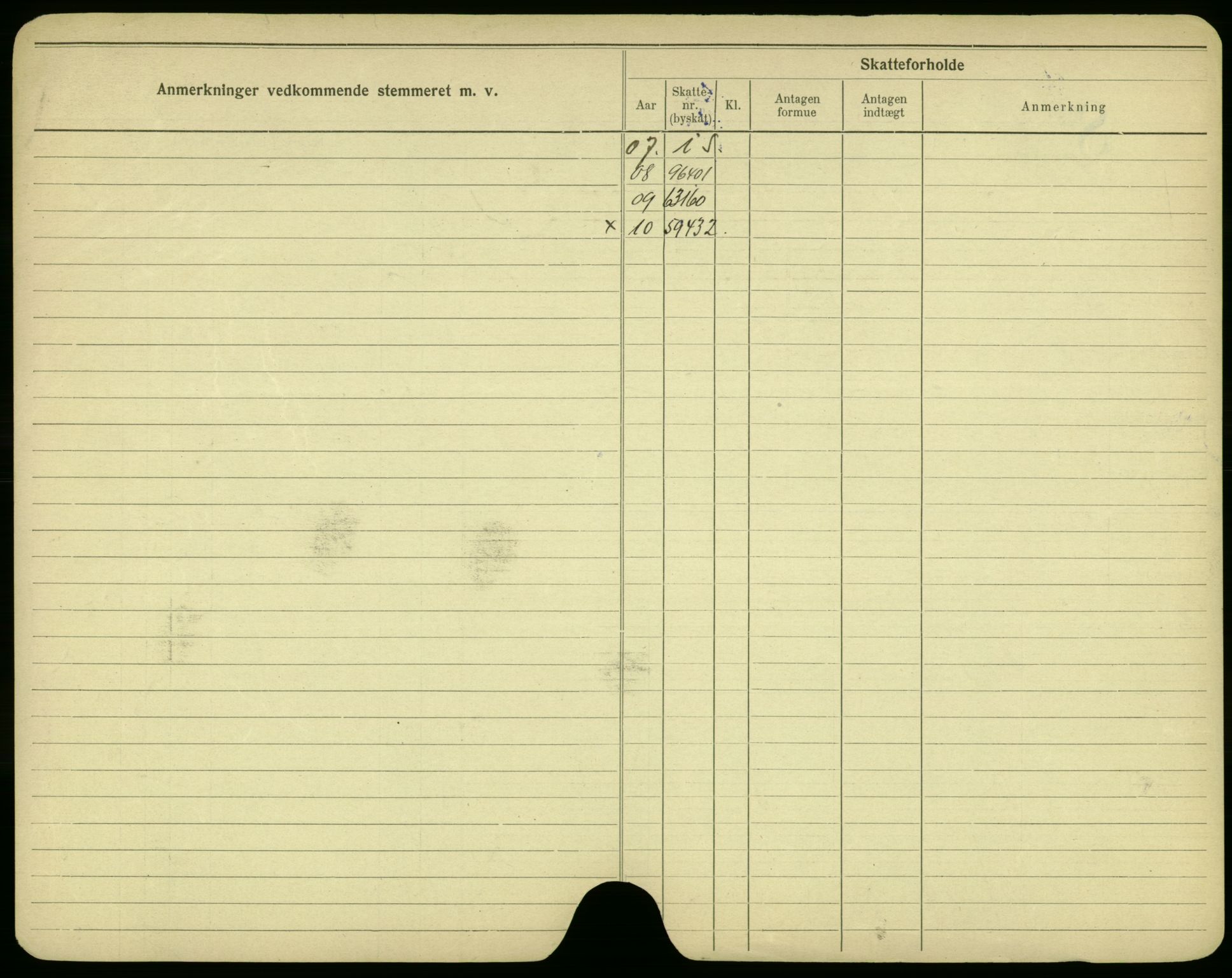 Oslo folkeregister, Registerkort, AV/SAO-A-11715/F/Fa/Fac/L0005: Menn, 1906-1914, p. 27b