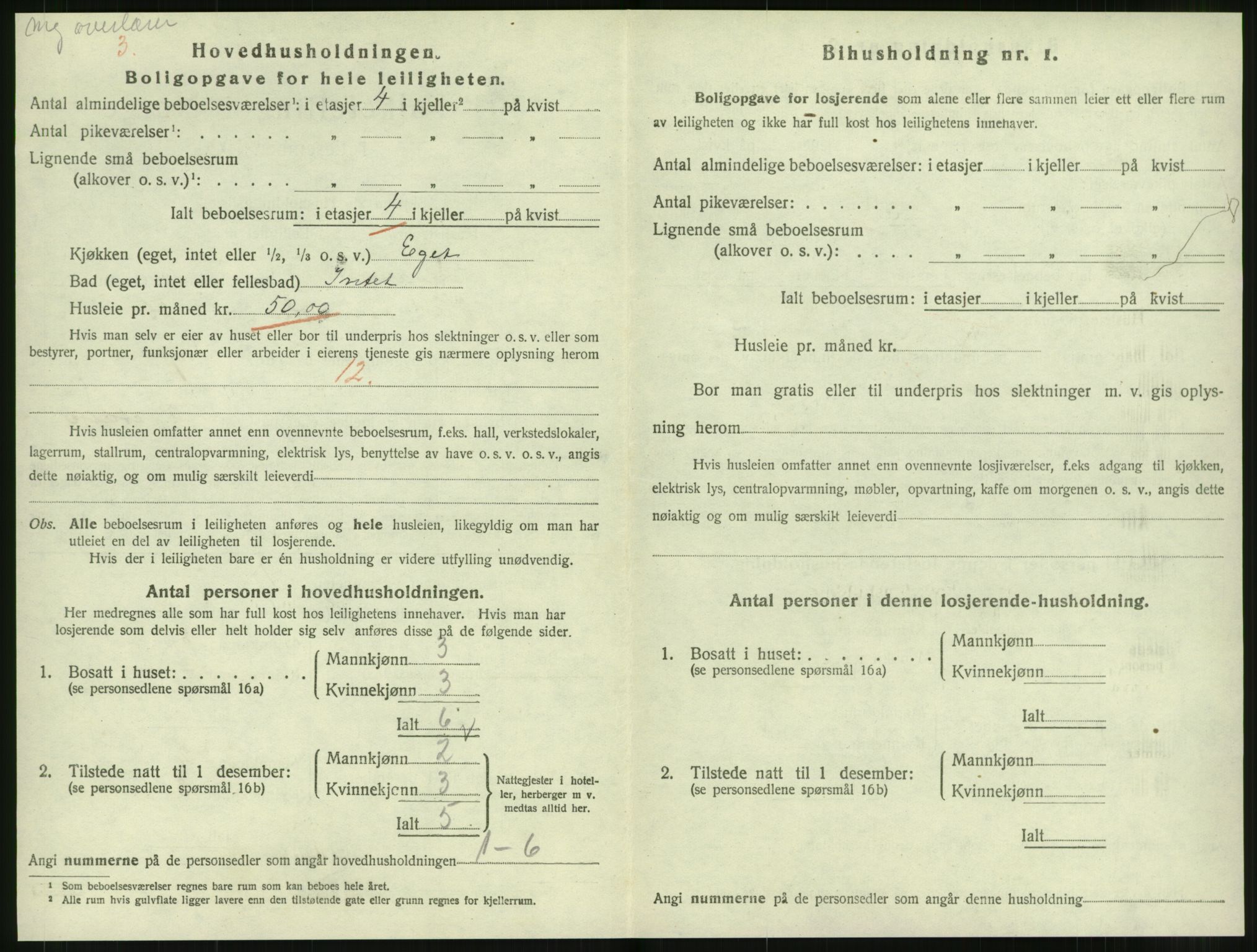 SAT, 1920 census for Levanger town, 1920, p. 1107