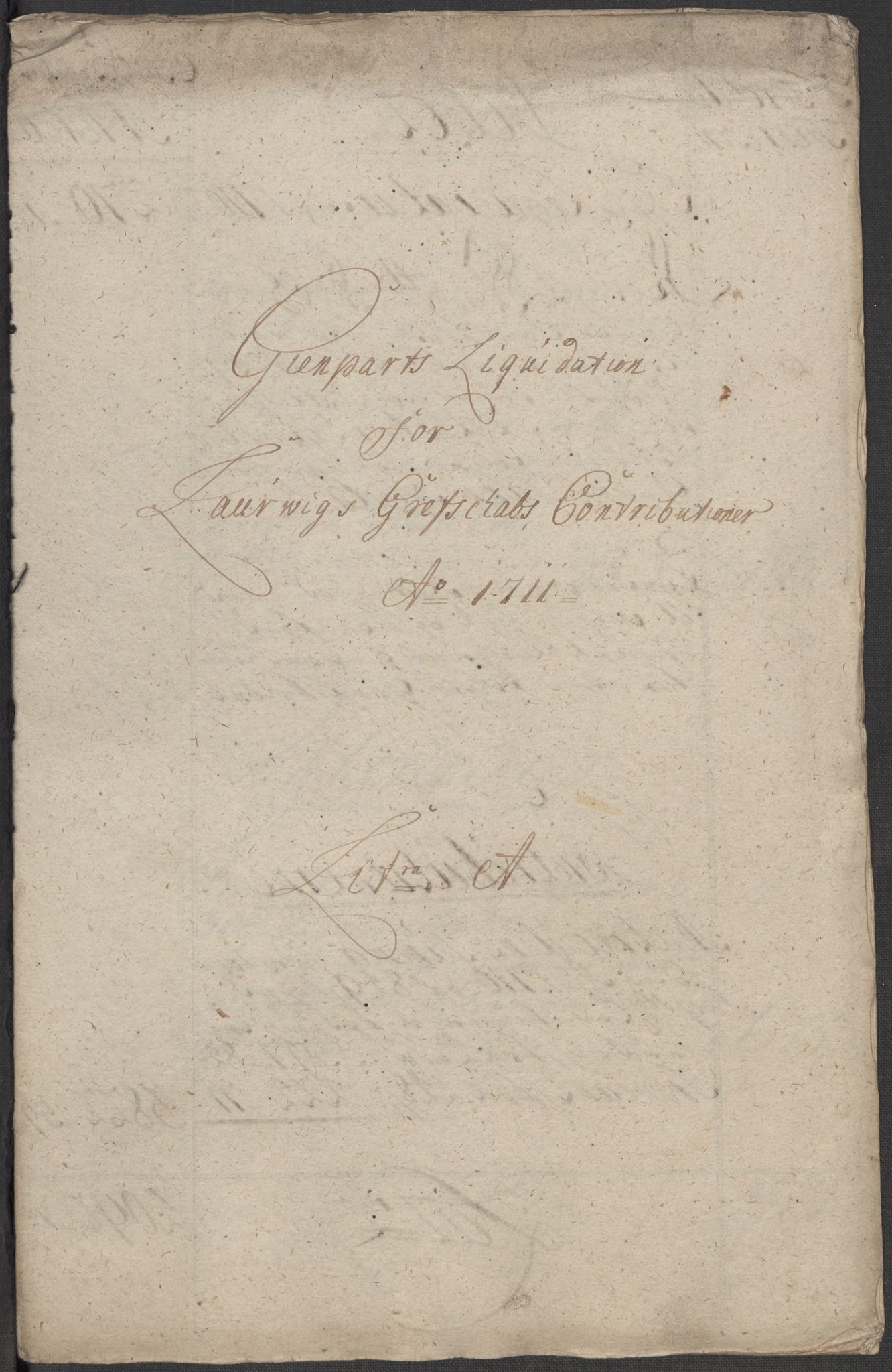 Rentekammeret inntil 1814, Reviderte regnskaper, Fogderegnskap, RA/EA-4092/R33/L1984: Fogderegnskap Larvik grevskap, 1712, p. 19