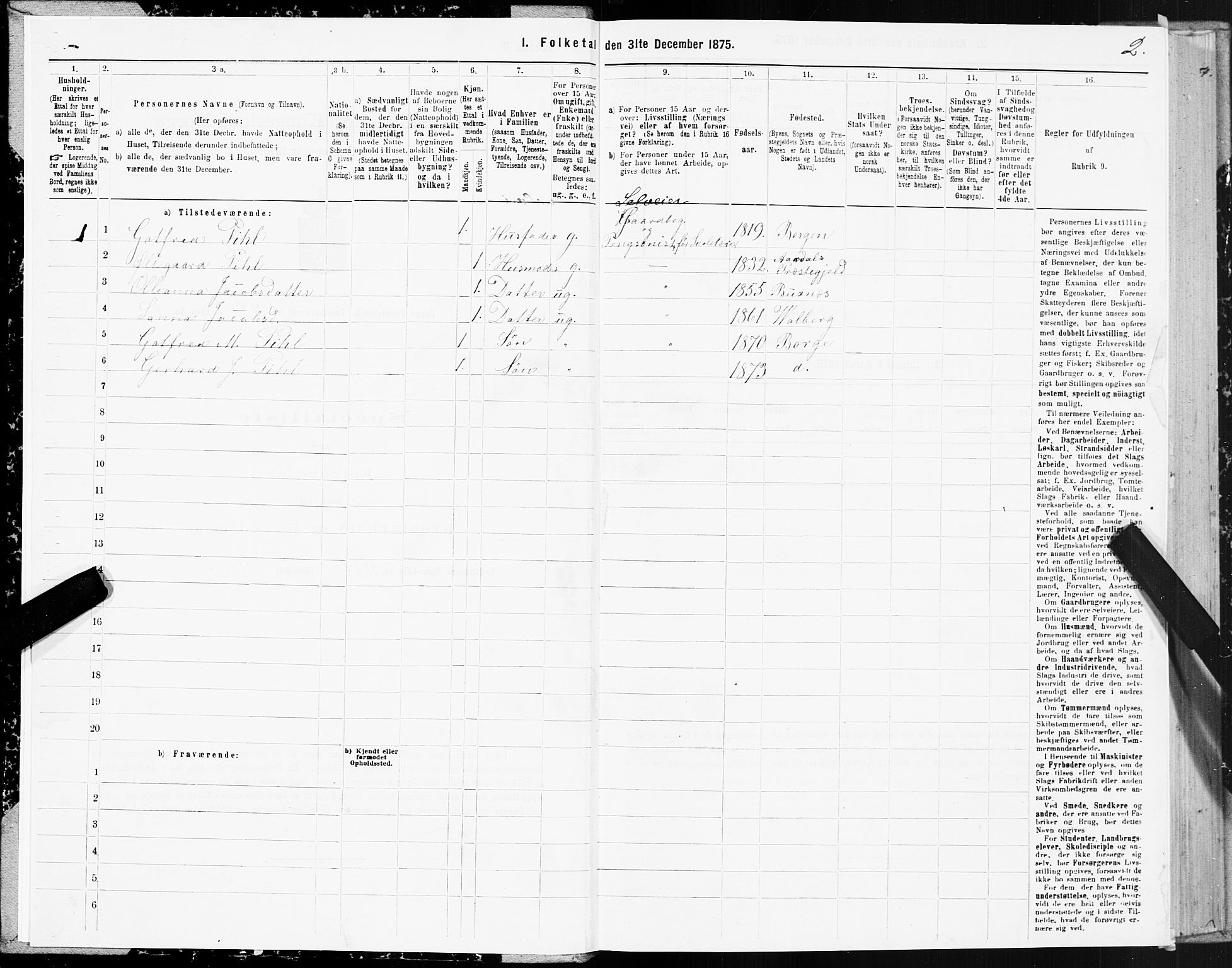 SAT, 1875 census for 1862P Borge, 1875, p. 3002