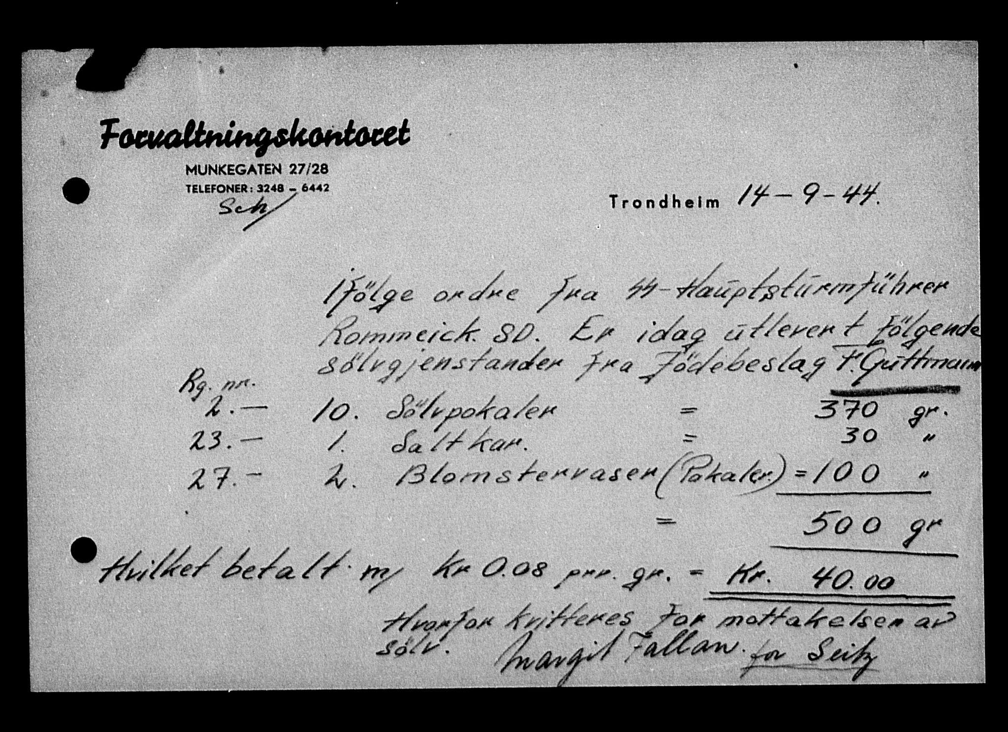 Justisdepartementet, Tilbakeføringskontoret for inndratte formuer, AV/RA-S-1564/H/Hc/Hca/L0896: --, 1945-1947, p. 84