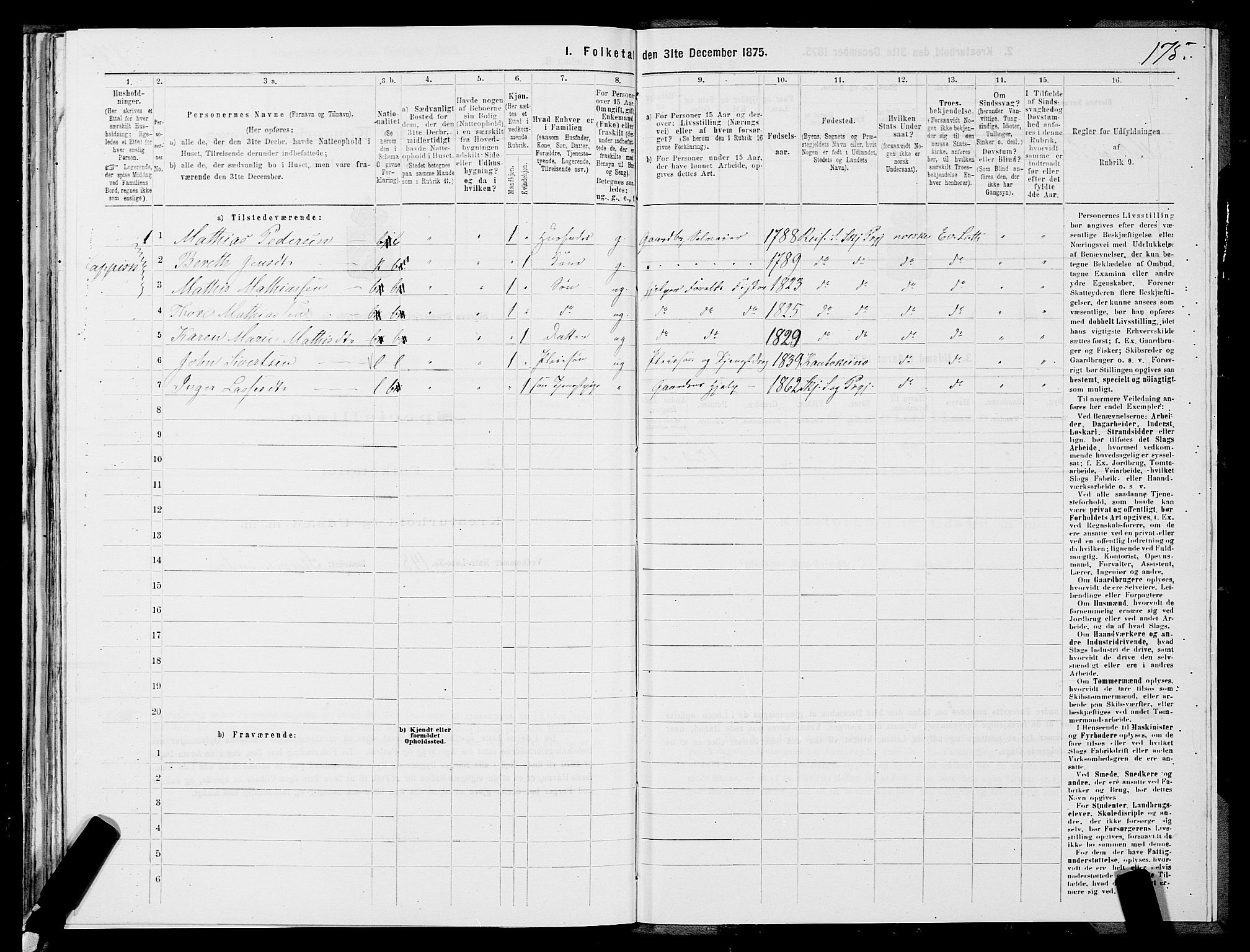 SATØ, 1875 census for 1941P Skjervøy, 1875, p. 3175