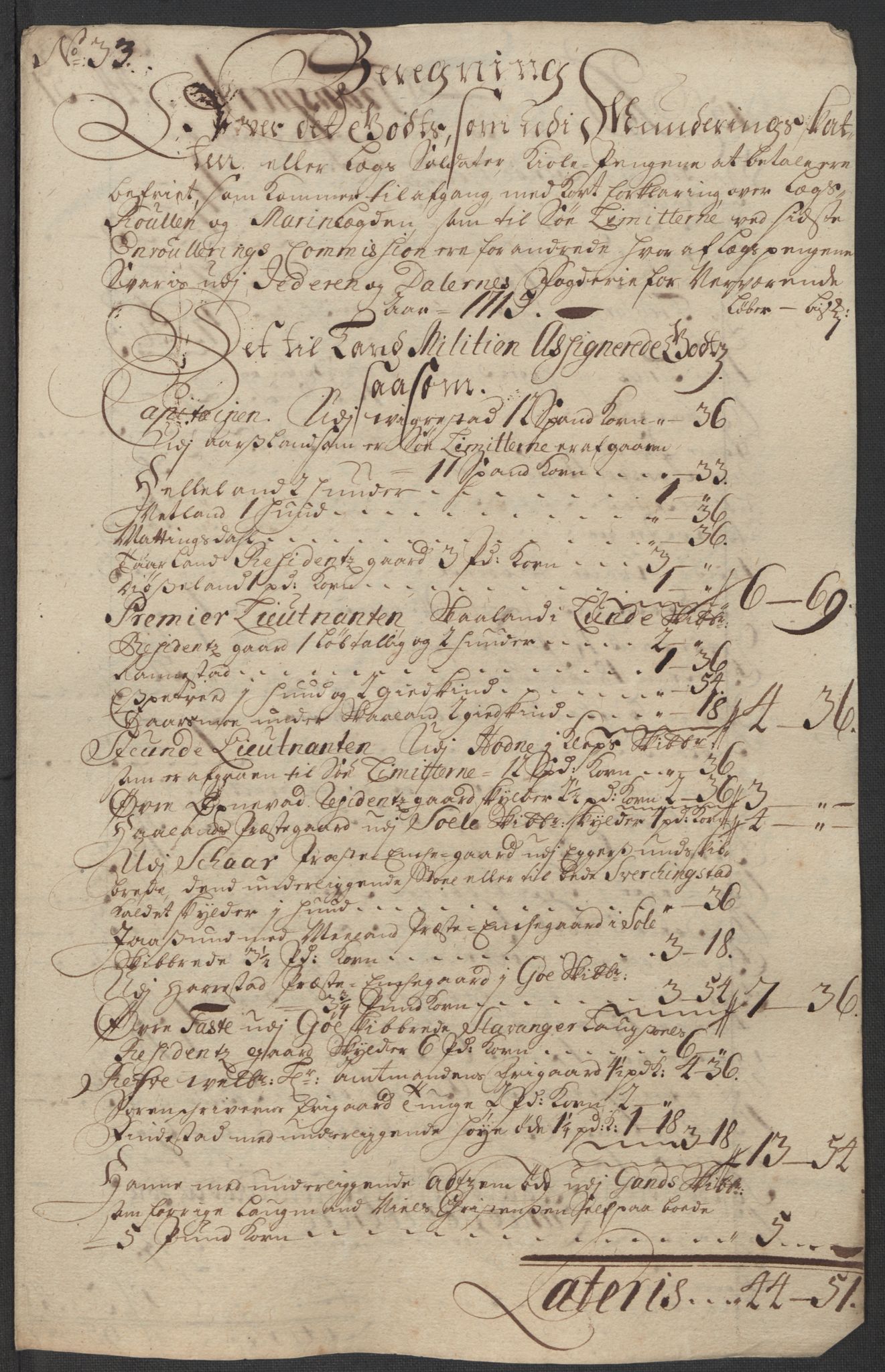 Rentekammeret inntil 1814, Reviderte regnskaper, Fogderegnskap, AV/RA-EA-4092/R46/L2740: Fogderegnskap Jæren og Dalane, 1715-1716, p. 191