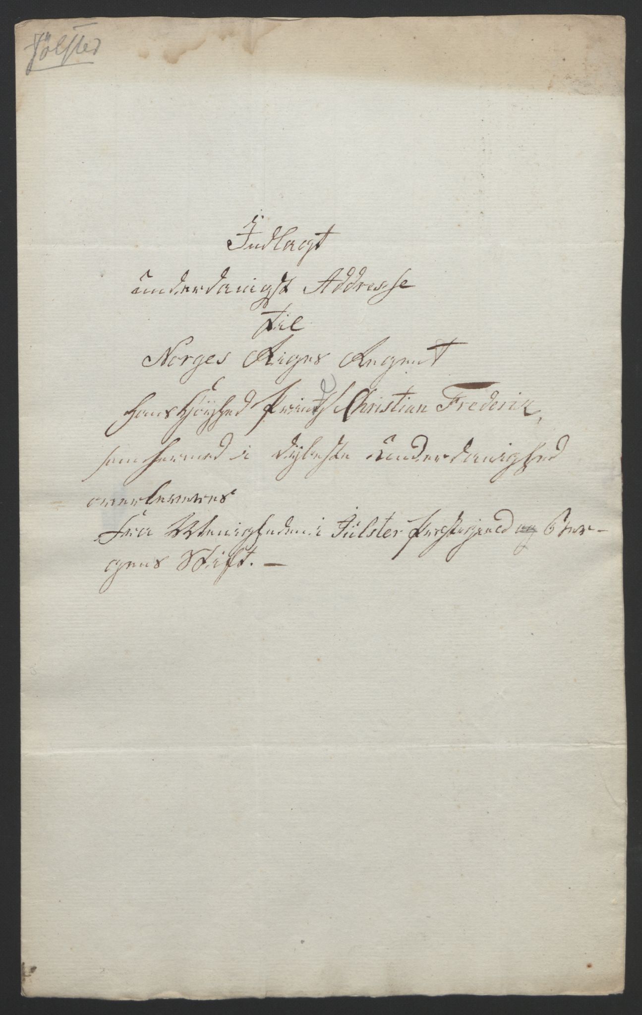Statsrådssekretariatet, RA/S-1001/D/Db/L0008: Fullmakter for Eidsvollsrepresentantene i 1814. , 1814, p. 330