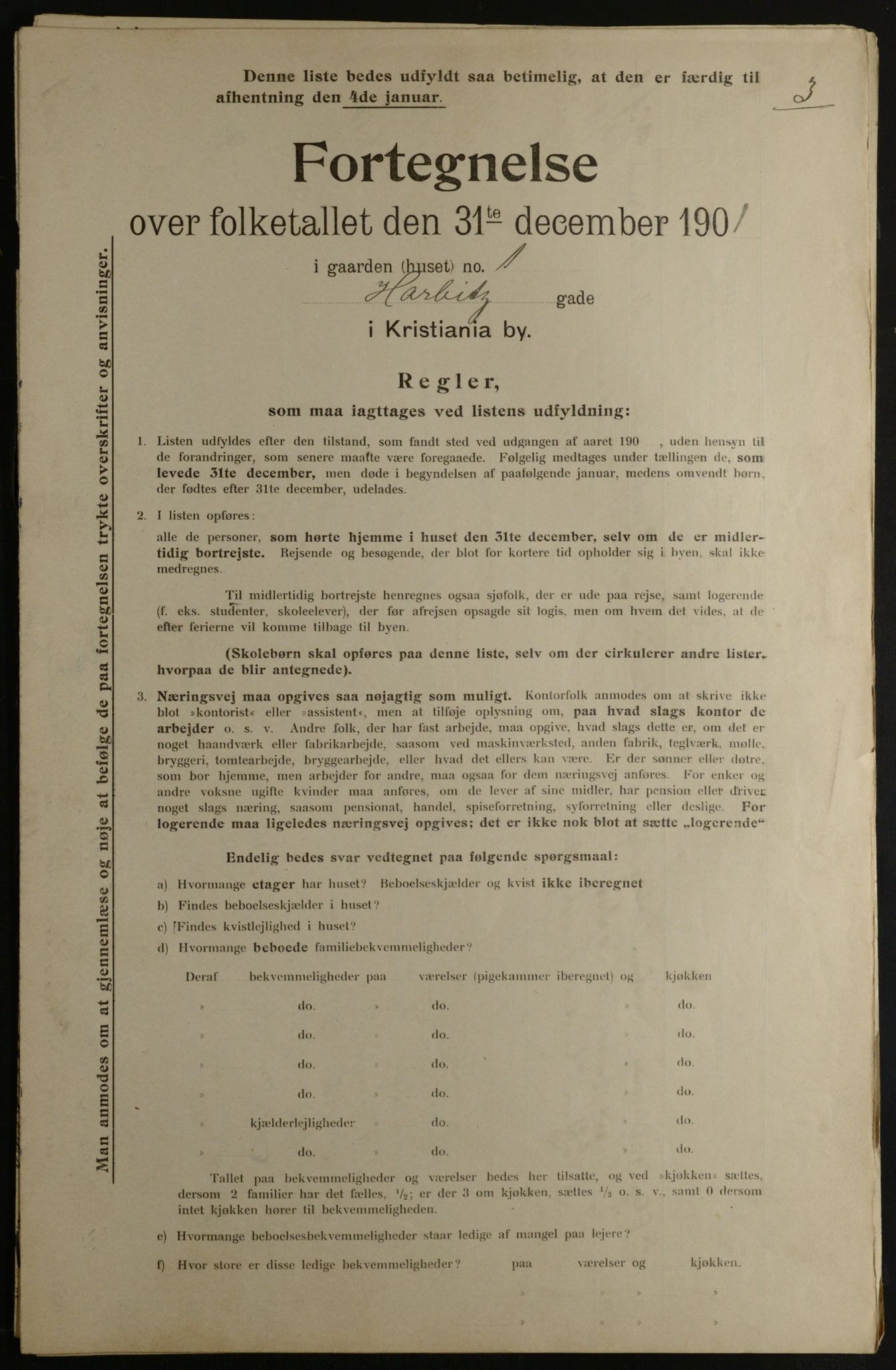 OBA, Municipal Census 1901 for Kristiania, 1901, p. 12429