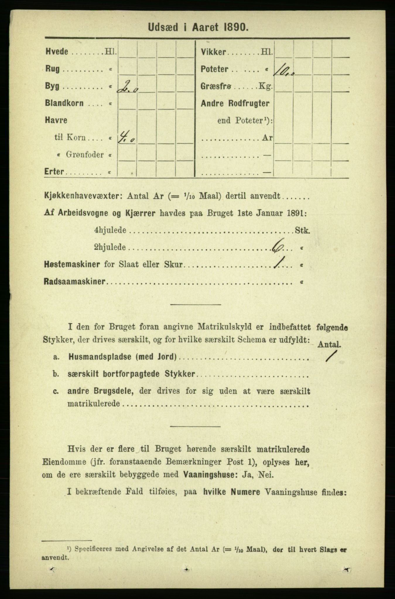 RA, 1891 census for 1654 Leinstrand, 1891, p. 1414