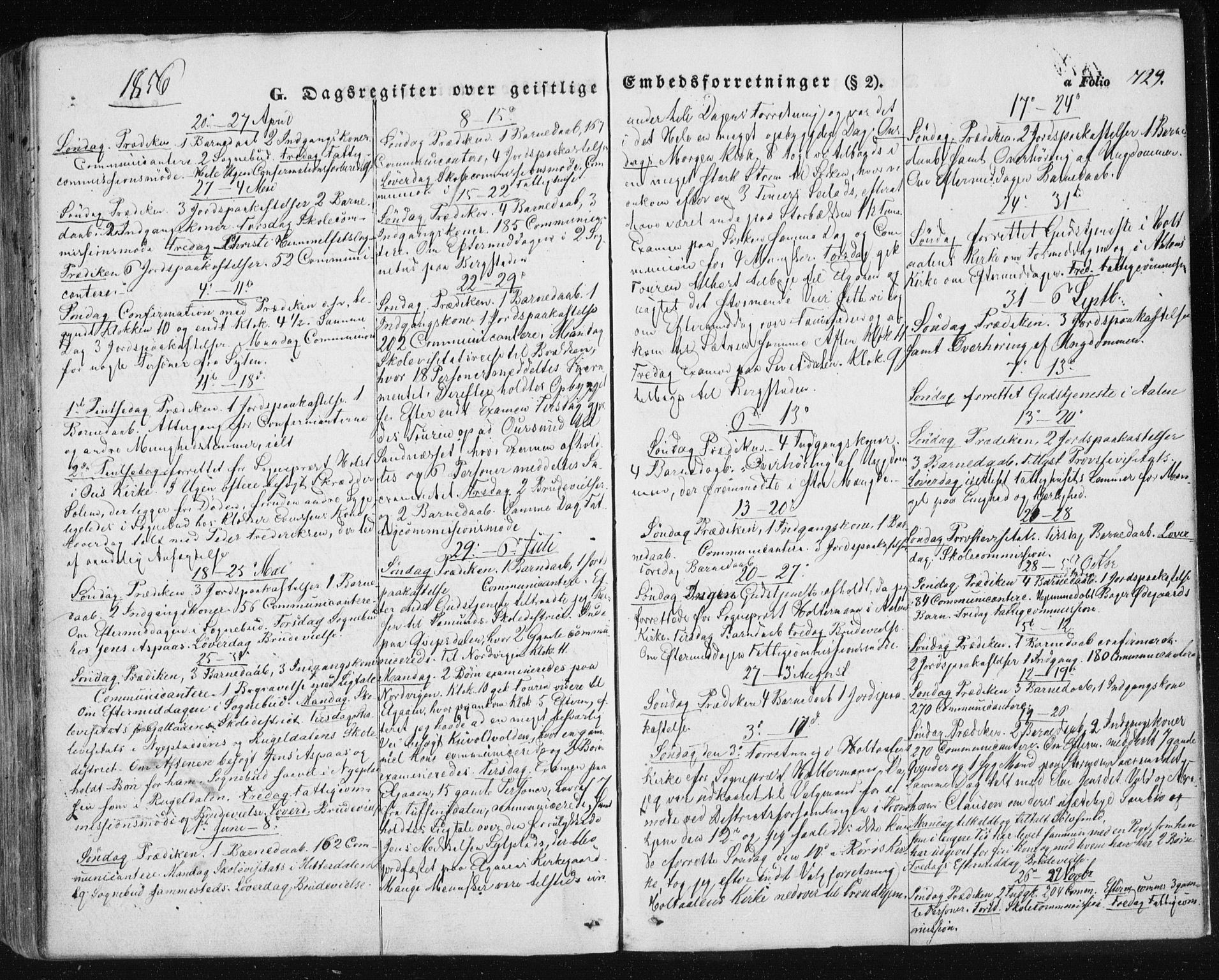 Ministerialprotokoller, klokkerbøker og fødselsregistre - Sør-Trøndelag, SAT/A-1456/681/L0931: Parish register (official) no. 681A09, 1845-1859, p. 729