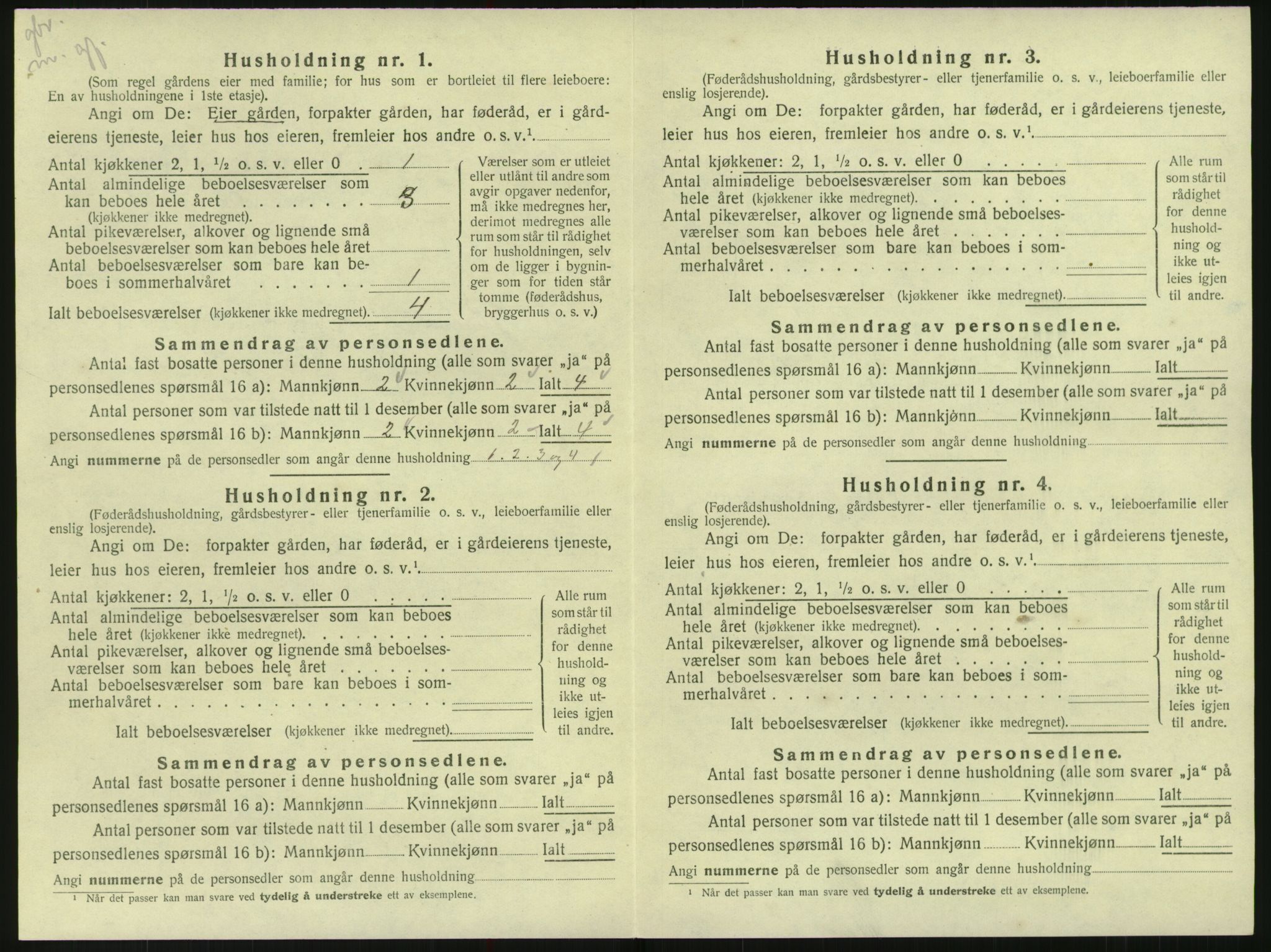 SAK, 1920 census for Randesund, 1920, p. 57