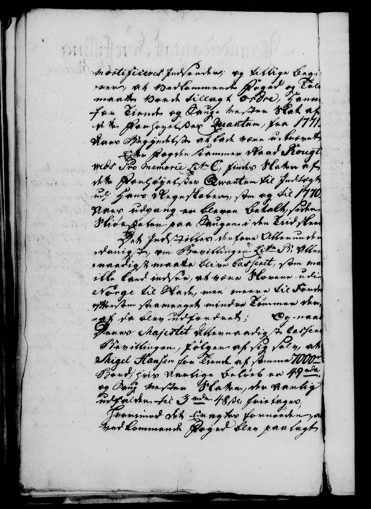 Rentekammeret, Kammerkanselliet, RA/EA-3111/G/Gf/Gfa/L0054: Norsk relasjons- og resolusjonsprotokoll (merket RK 52.54), 1771-1772, p. 27