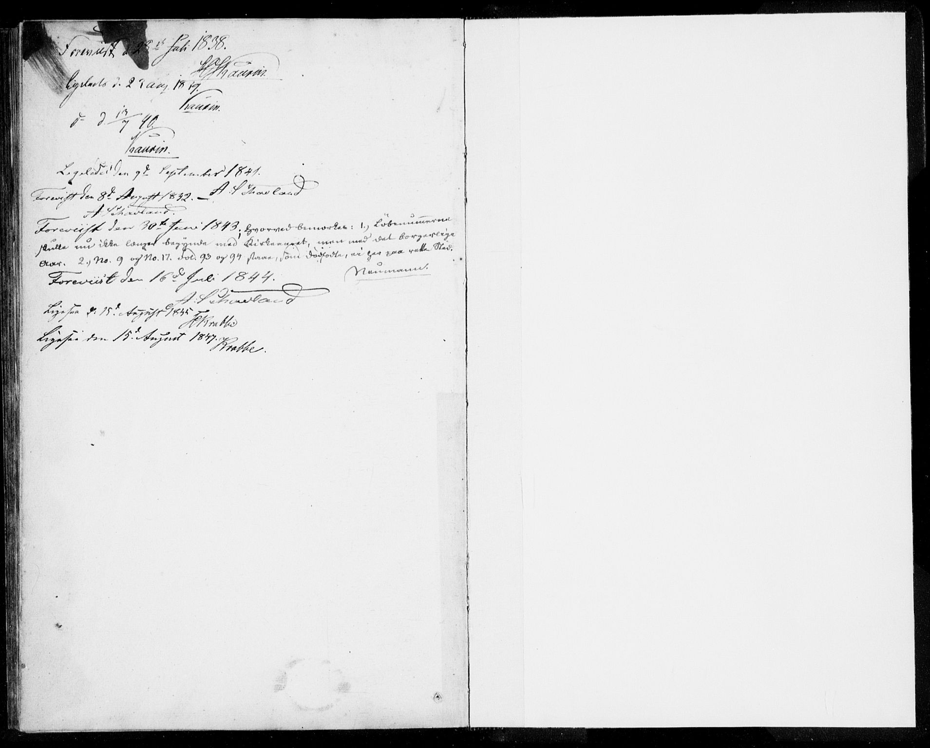 Ministerialprotokoller, klokkerbøker og fødselsregistre - Møre og Romsdal, AV/SAT-A-1454/524/L0352: Parish register (official) no. 524A04, 1838-1847