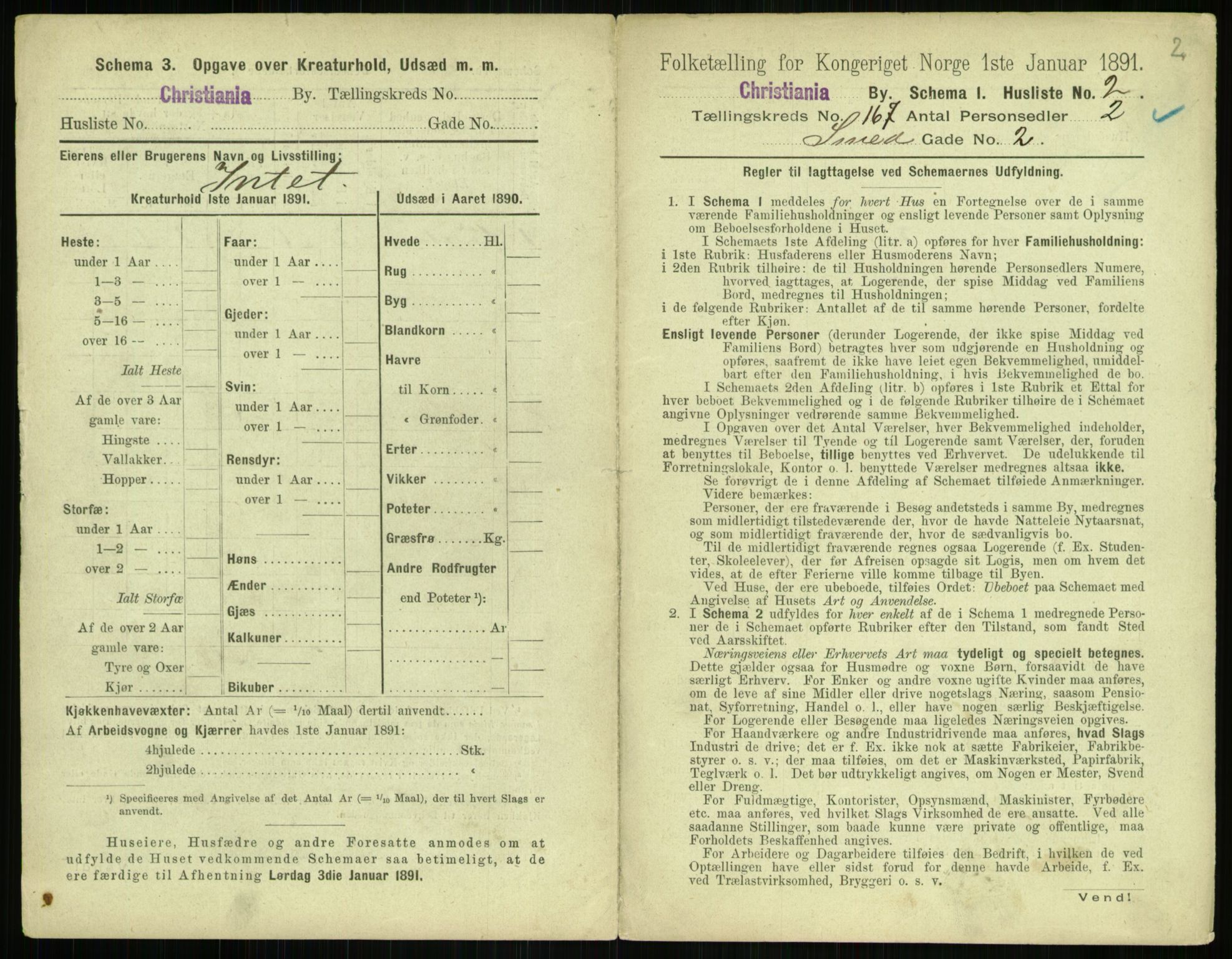 RA, 1891 census for 0301 Kristiania, 1891, p. 97195