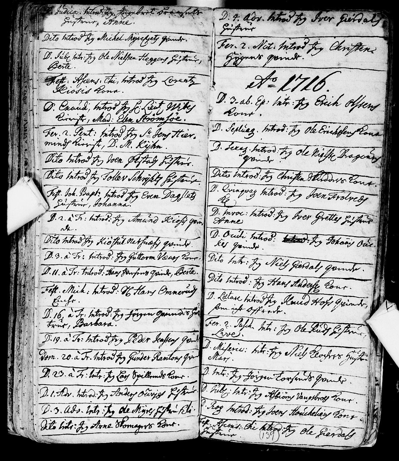 Røyken kirkebøker, AV/SAKO-A-241/F/Fa/L0001: Parish register (official) no. 1, 1701-1730, p. 139