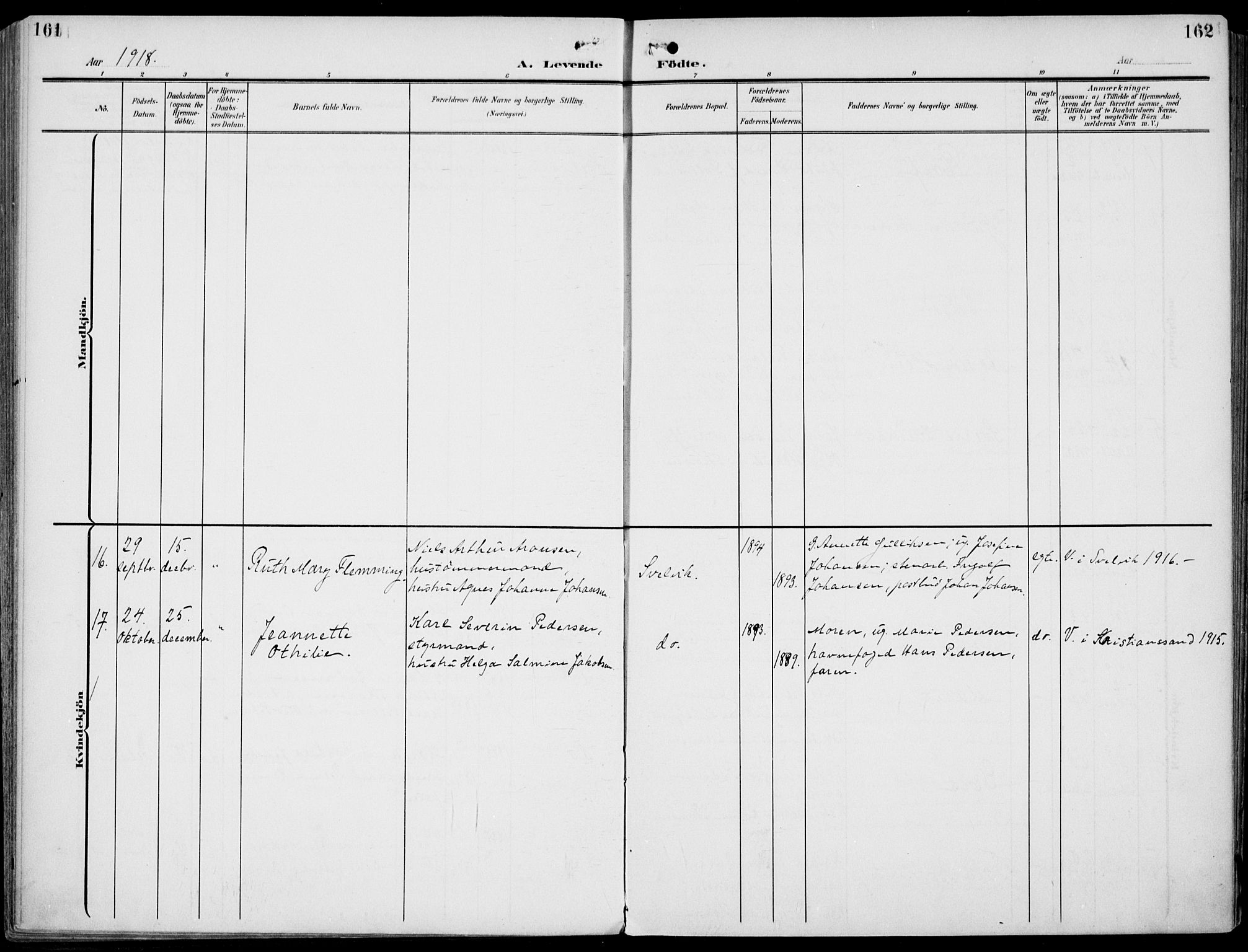 Strømm kirkebøker, AV/SAKO-A-322/F/Fb/L0002: Parish register (official) no. II 2, 1900-1919, p. 161-162