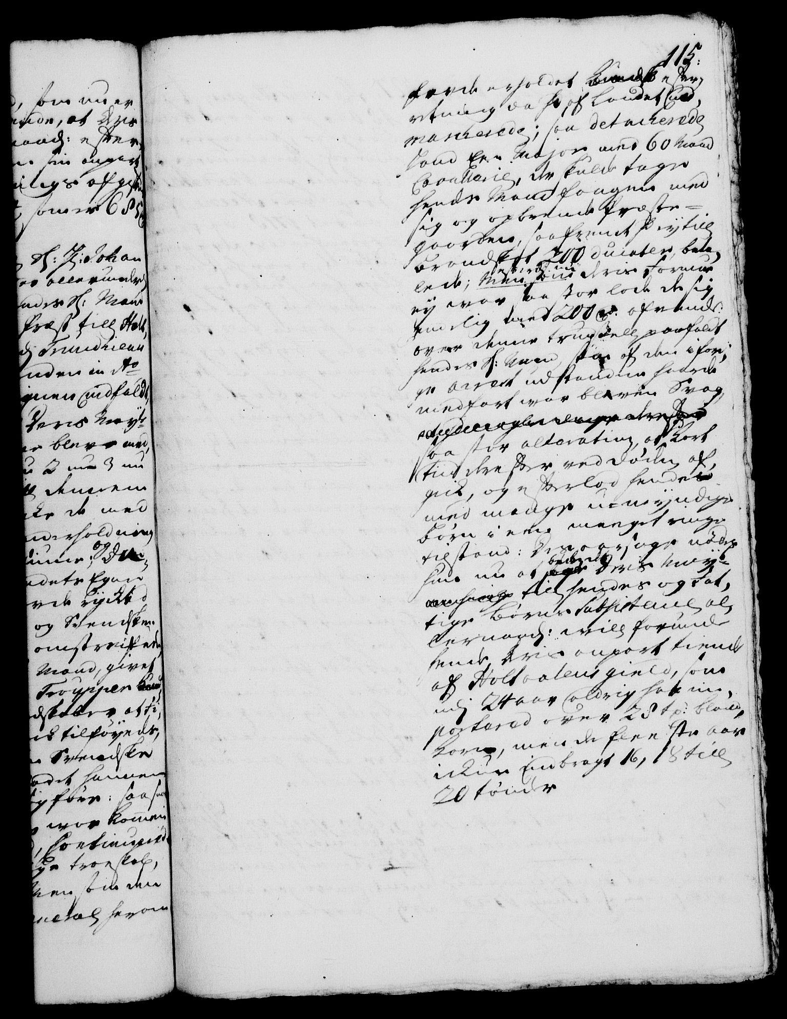Rentekammeret, Kammerkanselliet, RA/EA-3111/G/Gh/Gha/L0001: Norsk ekstraktmemorialprotokoll, sak. 1-375 (merket RK 53.46), 1720, p. 115