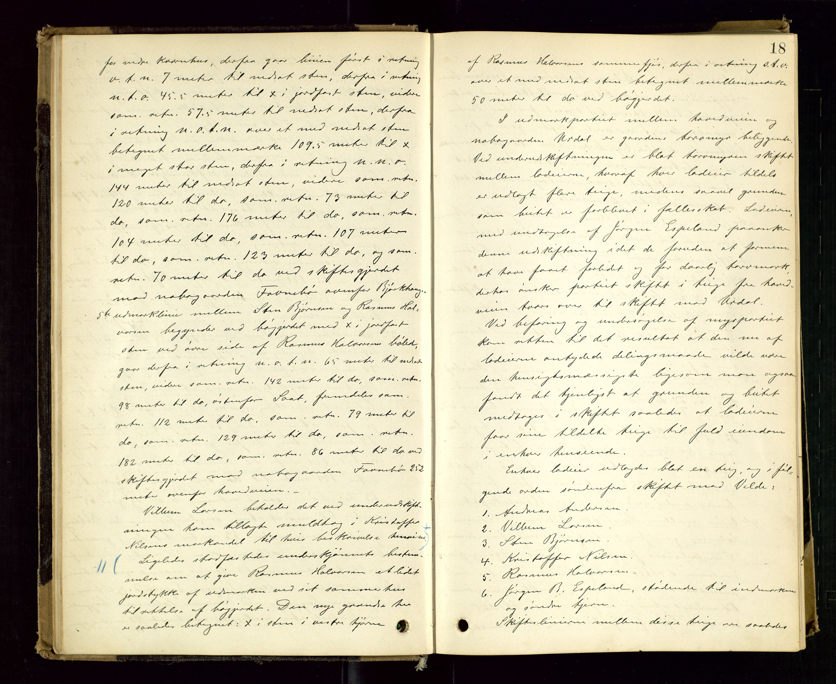 Rogaland jordskifterett, AV/SAST-A-102426/Oa/L0050: Forhandlingsprotokoll, 1884-1894, p. 18