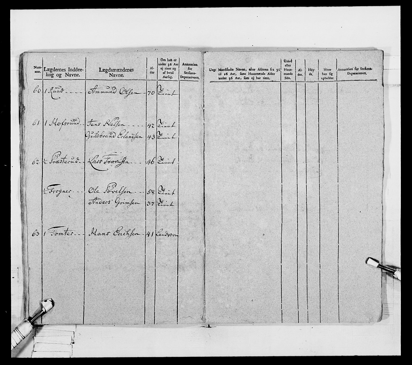 Generalitets- og kommissariatskollegiet, Det kongelige norske kommissariatskollegium, AV/RA-EA-5420/E/Eh/L0067: Opplandske nasjonale infanteriregiment, 1789-1797, p. 424