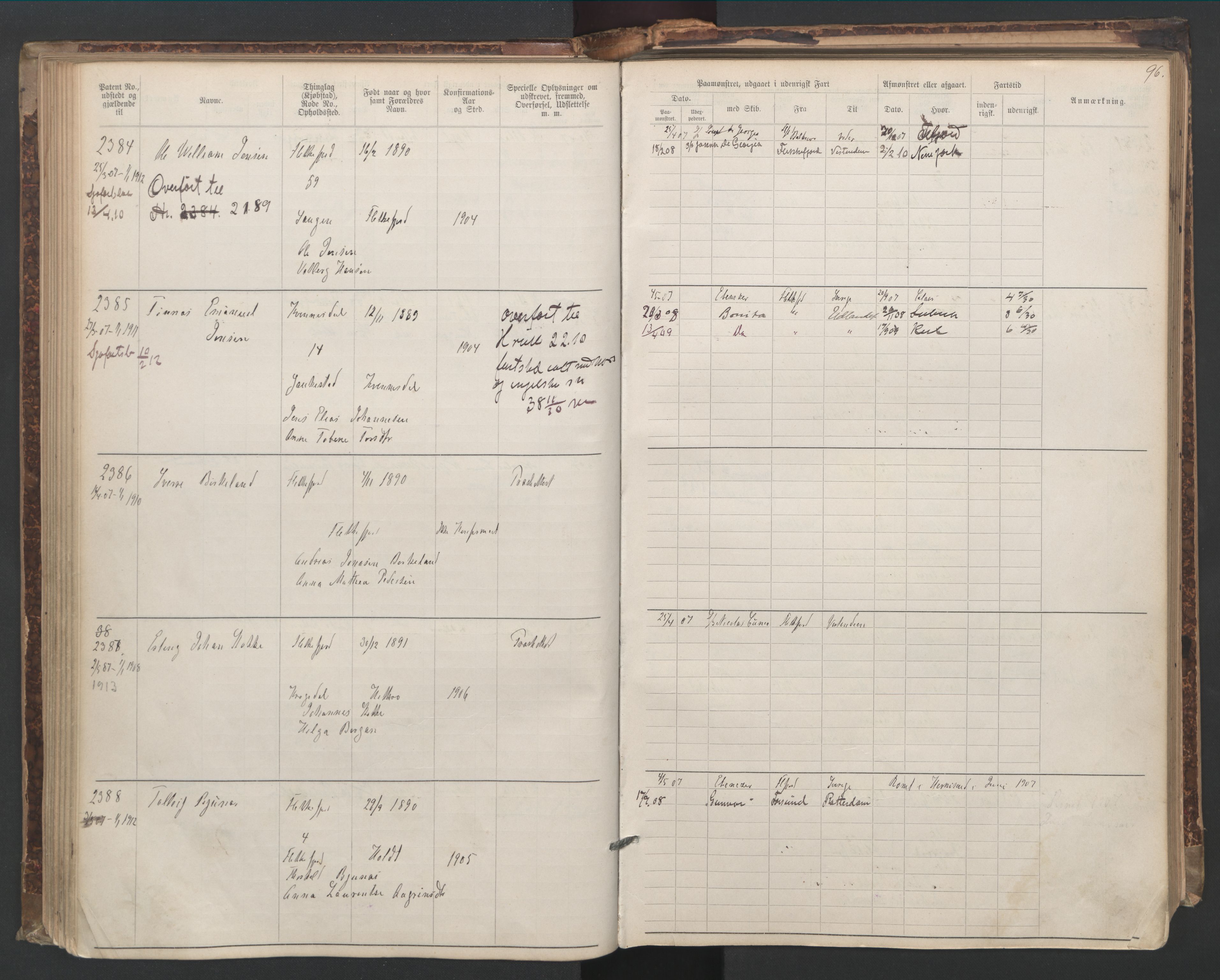 Flekkefjord mønstringskrets, AV/SAK-2031-0018/F/Fa/L0006: Annotasjonsrulle nr 1916-2964 med register, Æ-3, 1891-1948, p. 126