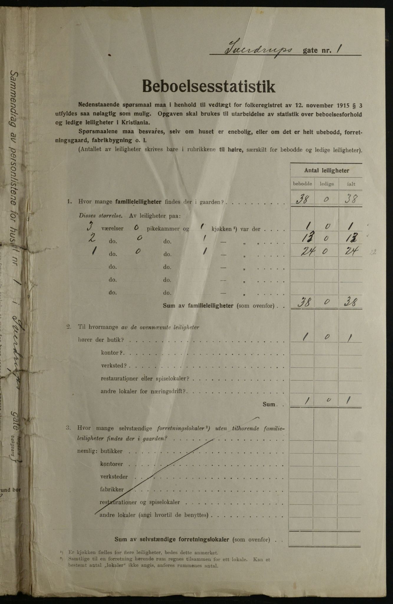 OBA, Municipal Census 1923 for Kristiania, 1923, p. 116230