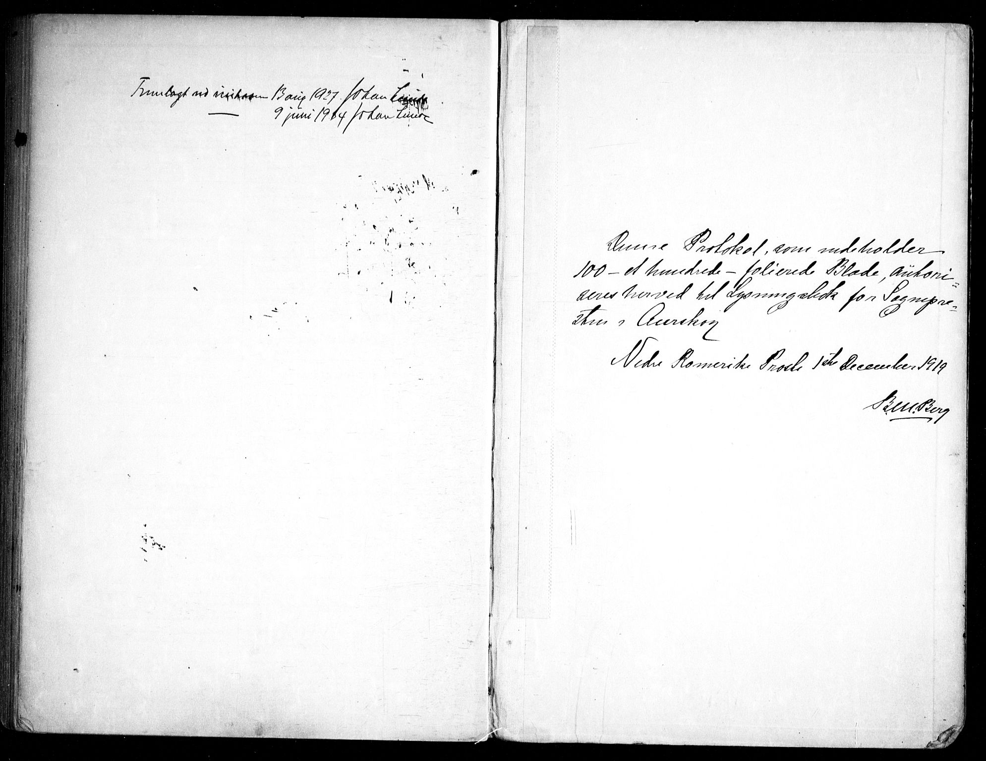Aurskog prestekontor Kirkebøker, SAO/A-10304a/H/Ha/L0002: Banns register no. 2, 1919-1947