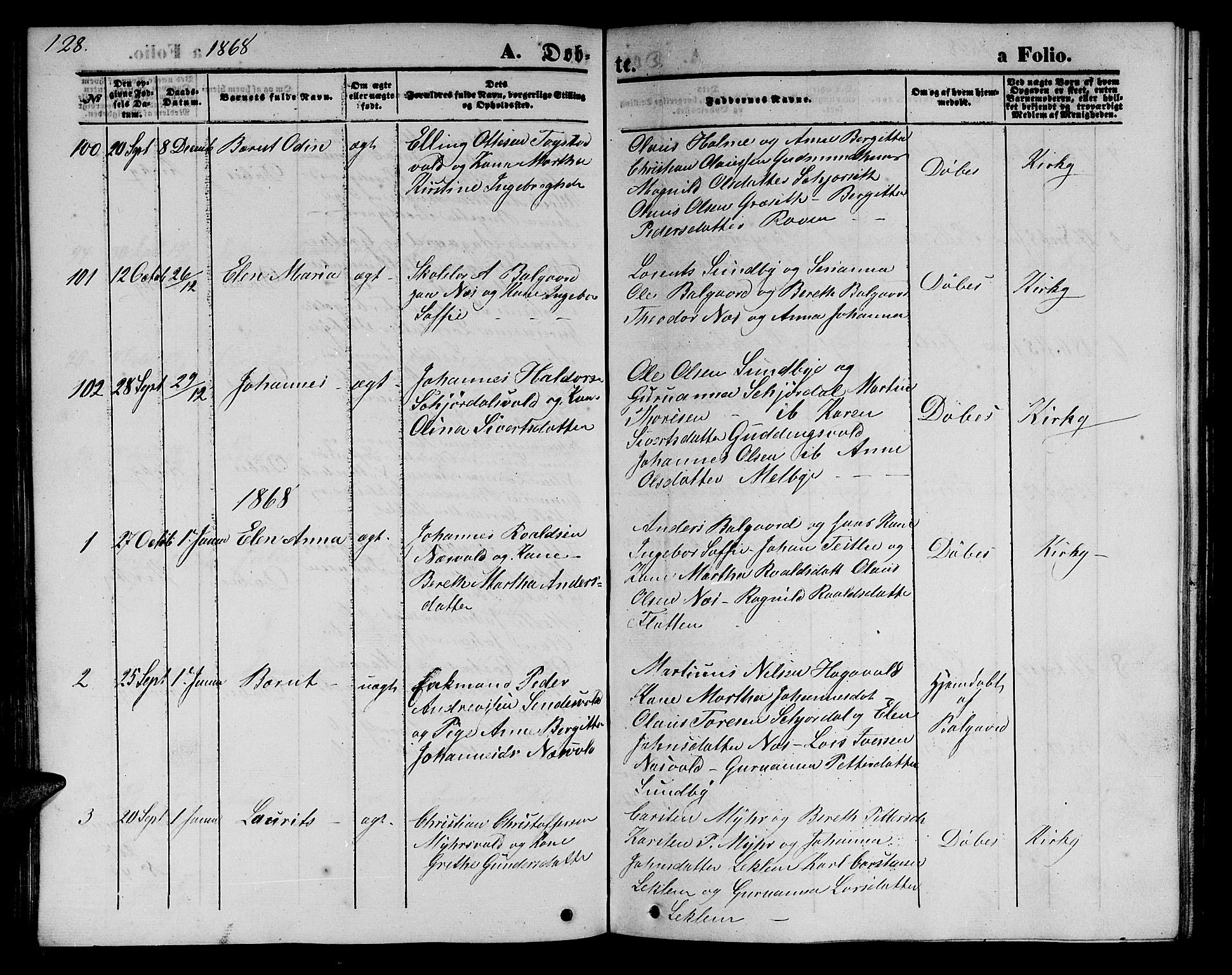Ministerialprotokoller, klokkerbøker og fødselsregistre - Nord-Trøndelag, SAT/A-1458/723/L0254: Parish register (copy) no. 723C02, 1858-1868, p. 128