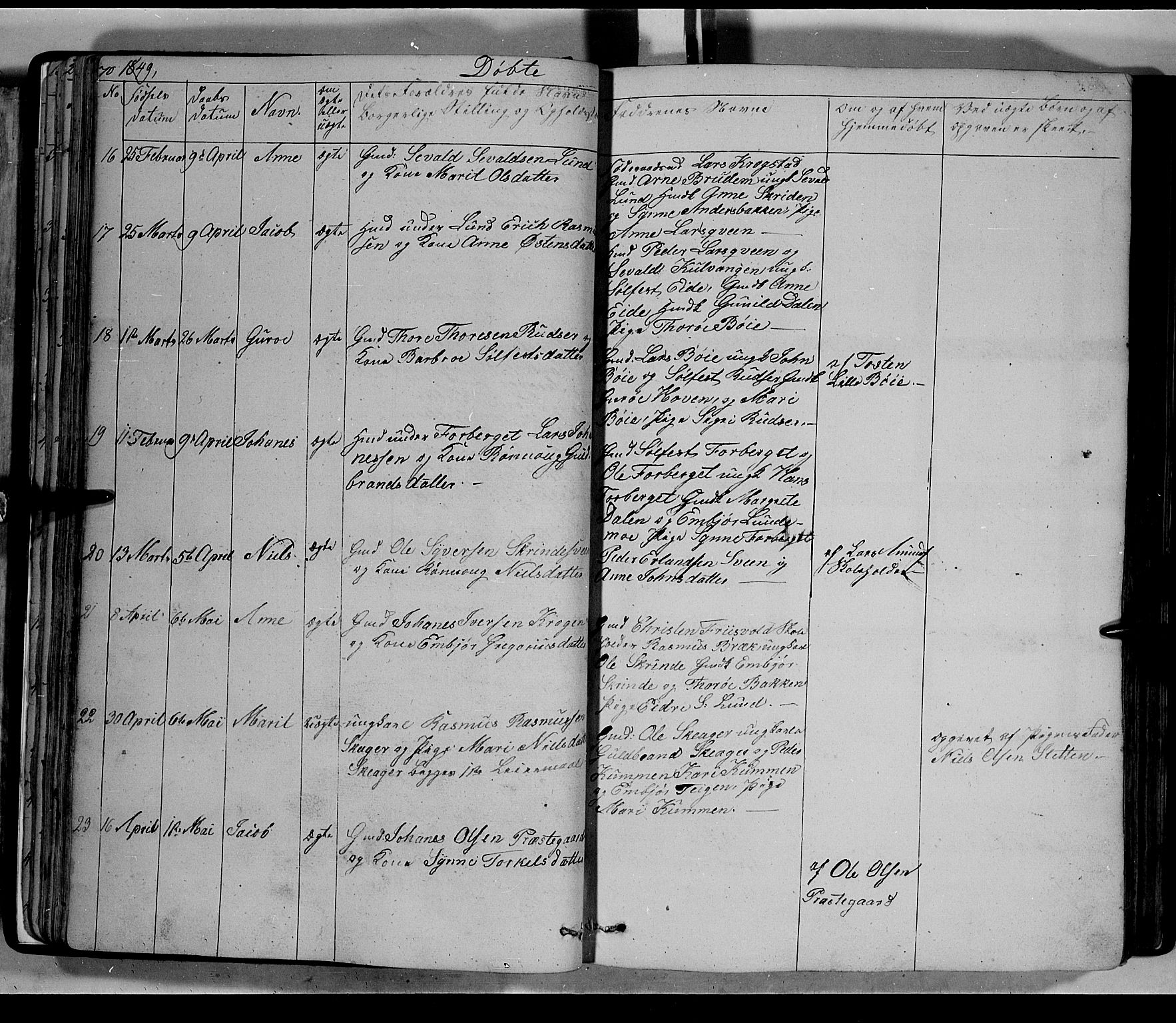 Lom prestekontor, AV/SAH-PREST-070/L/L0004: Parish register (copy) no. 4, 1845-1864, p. 70-71