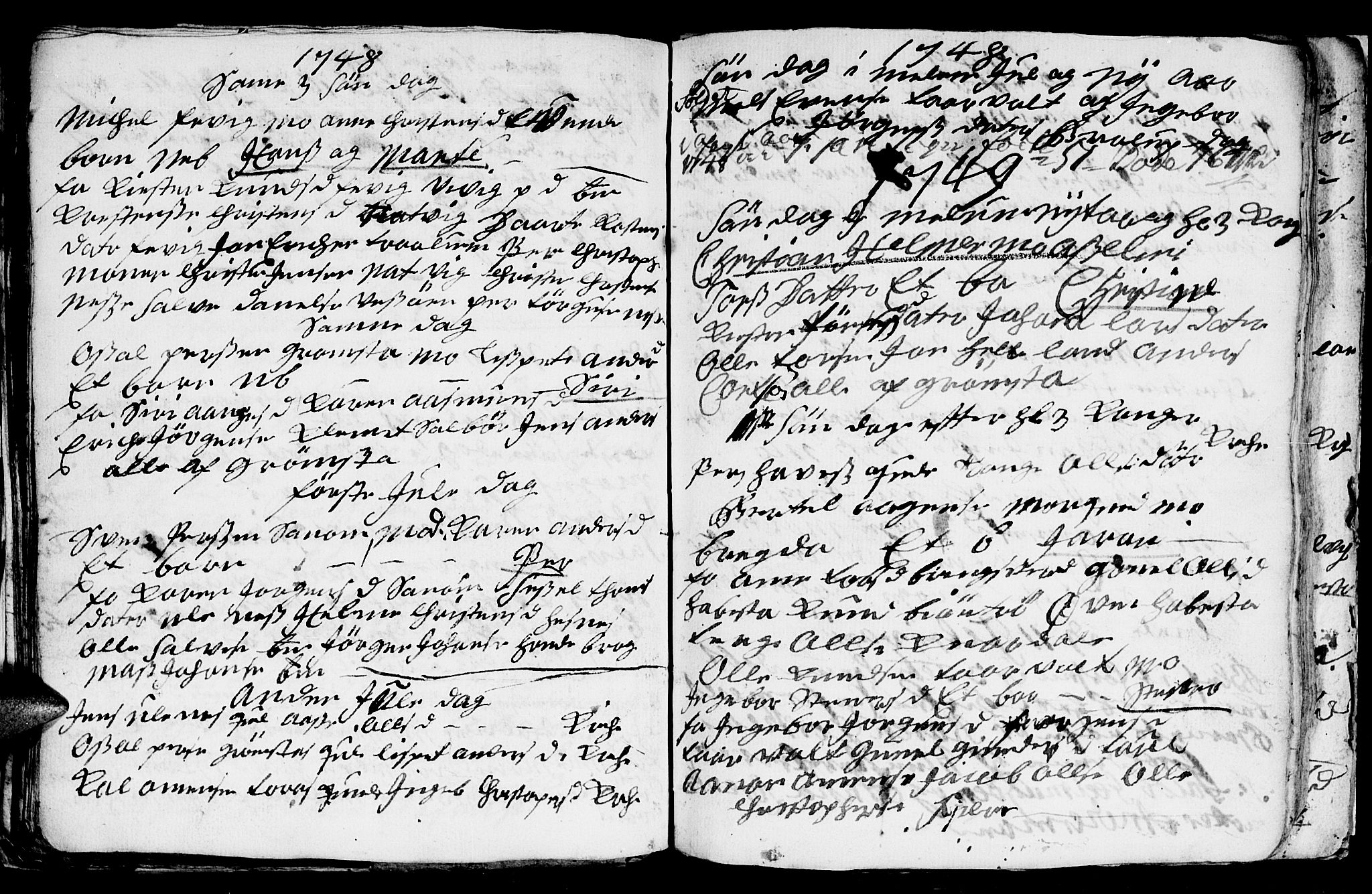 Fjære sokneprestkontor, SAK/1111-0011/F/Fb/L0001: Parish register (copy) no. B 1, 1732-1750, p. 173