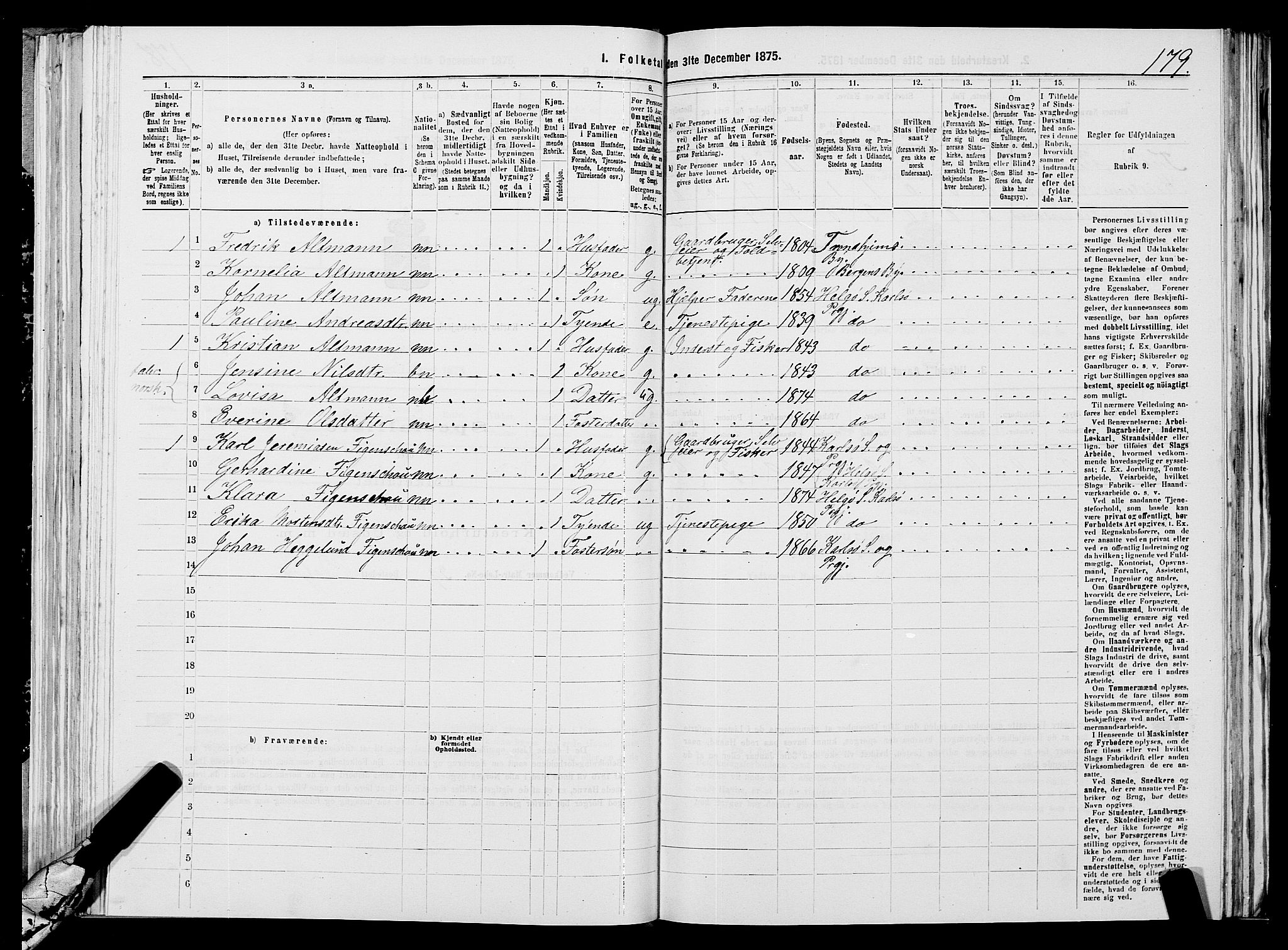 SATØ, 1875 census for 1936P Karlsøy, 1875, p. 2179